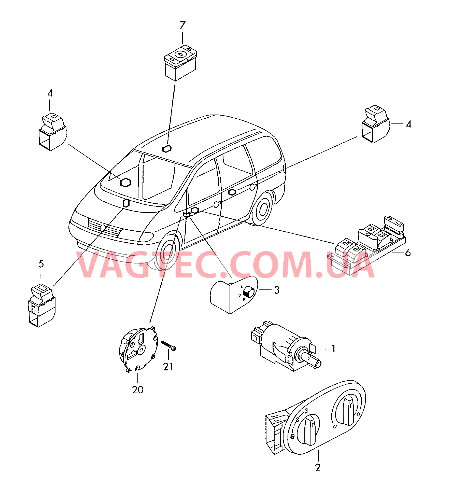 Вентиляторы радиатора, обзор  для SEAT Alhambra 2001