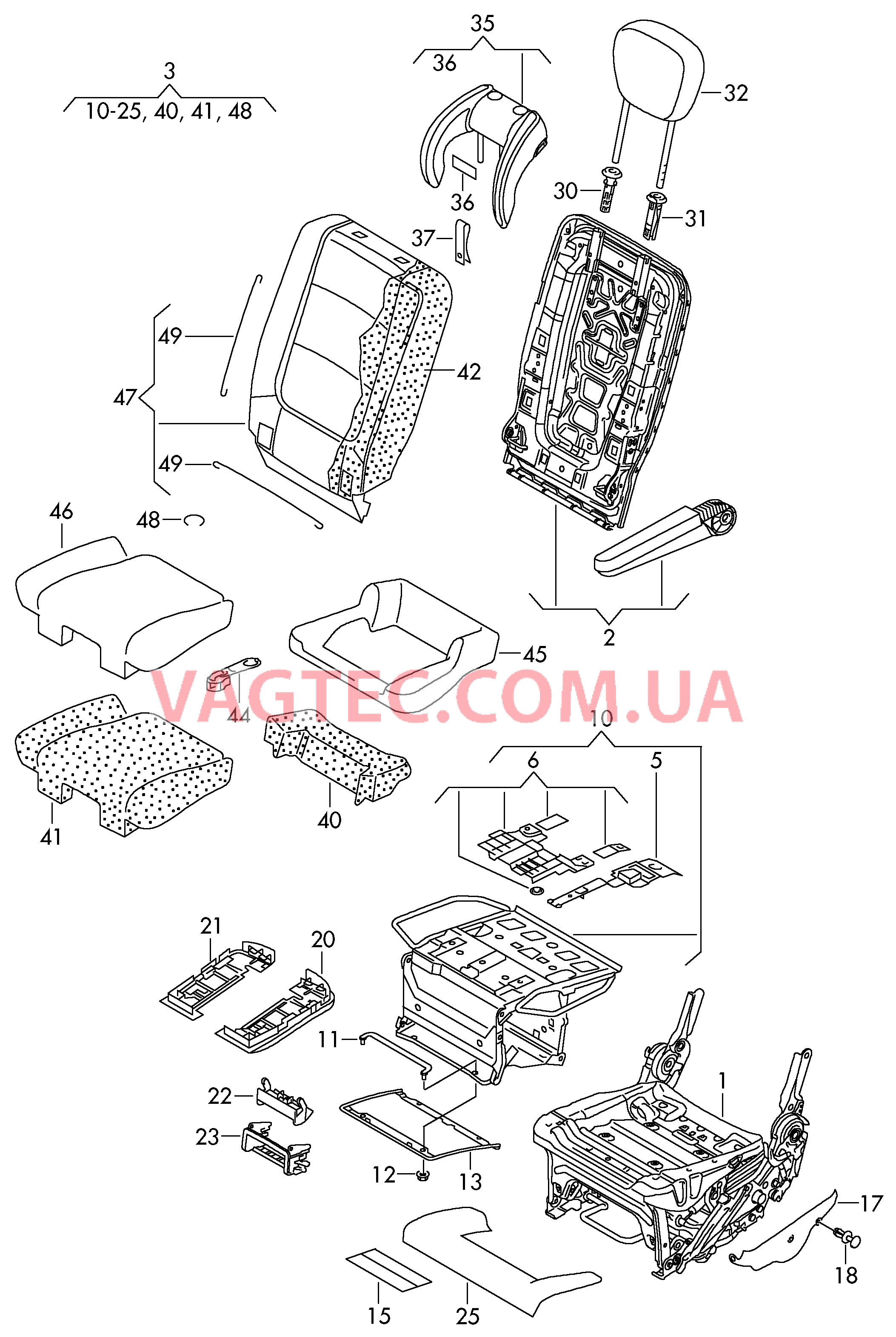 Cиденье, детское для салона  для SEAT Alhambra 2015