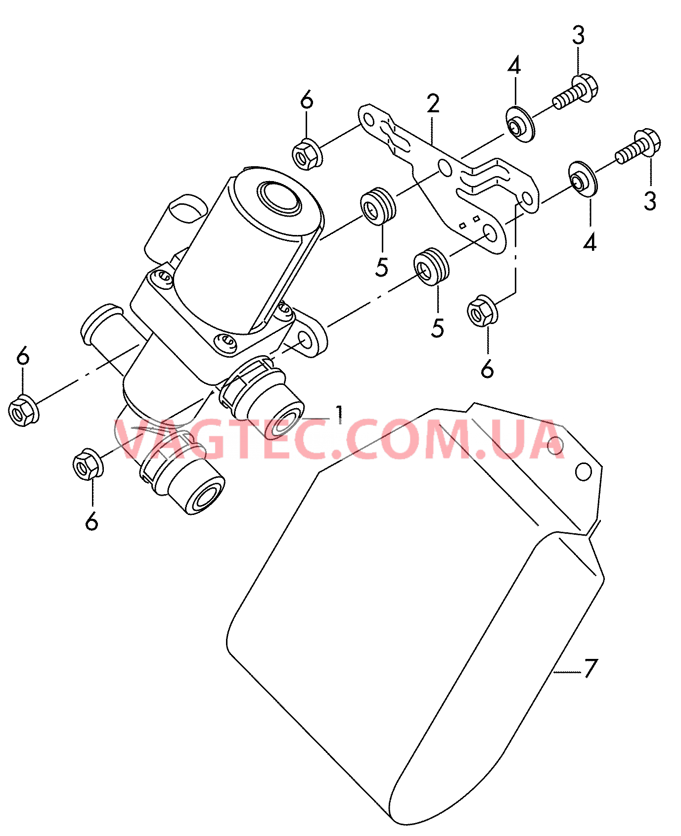 Электромагнитный клапан для а/м с автономным отопителем  для SEAT Alhambra 2011