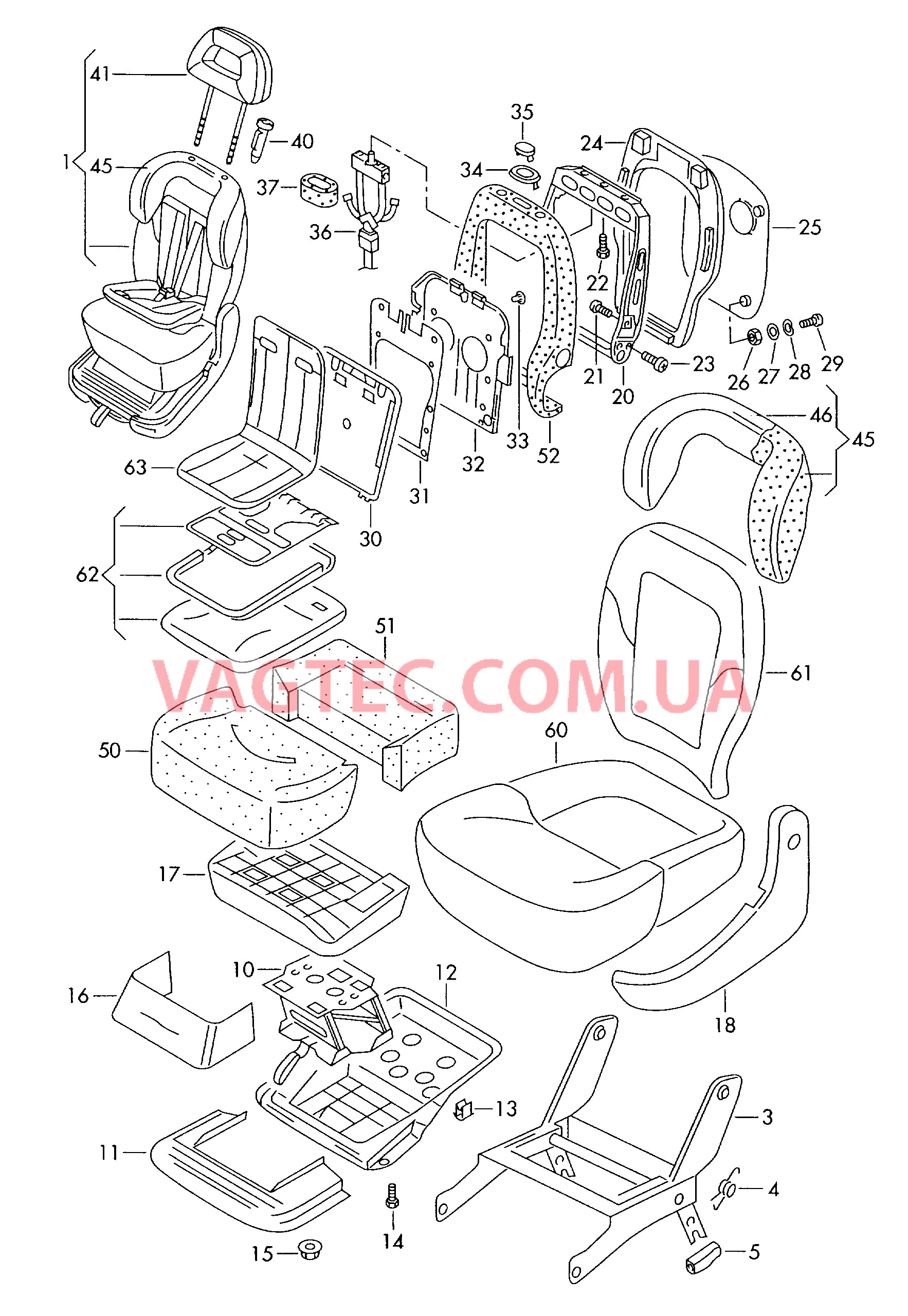 Cписок генераторов  для SEAT Alhambra 2007