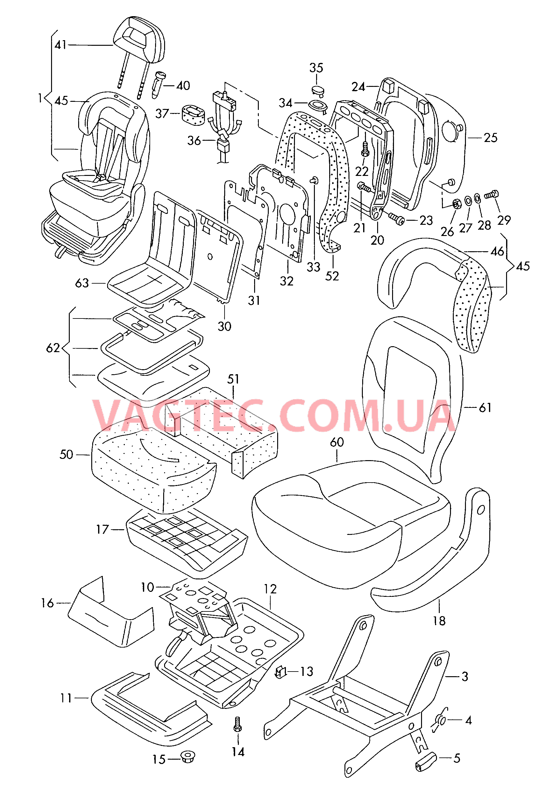 Cиденье, детское  для VOLKSWAGEN Sharan 2009