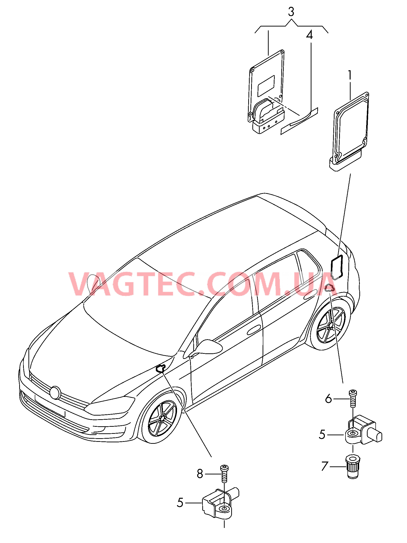 БУ системы электронного регулирования демпфирования  для SEAT Ibiza 2018