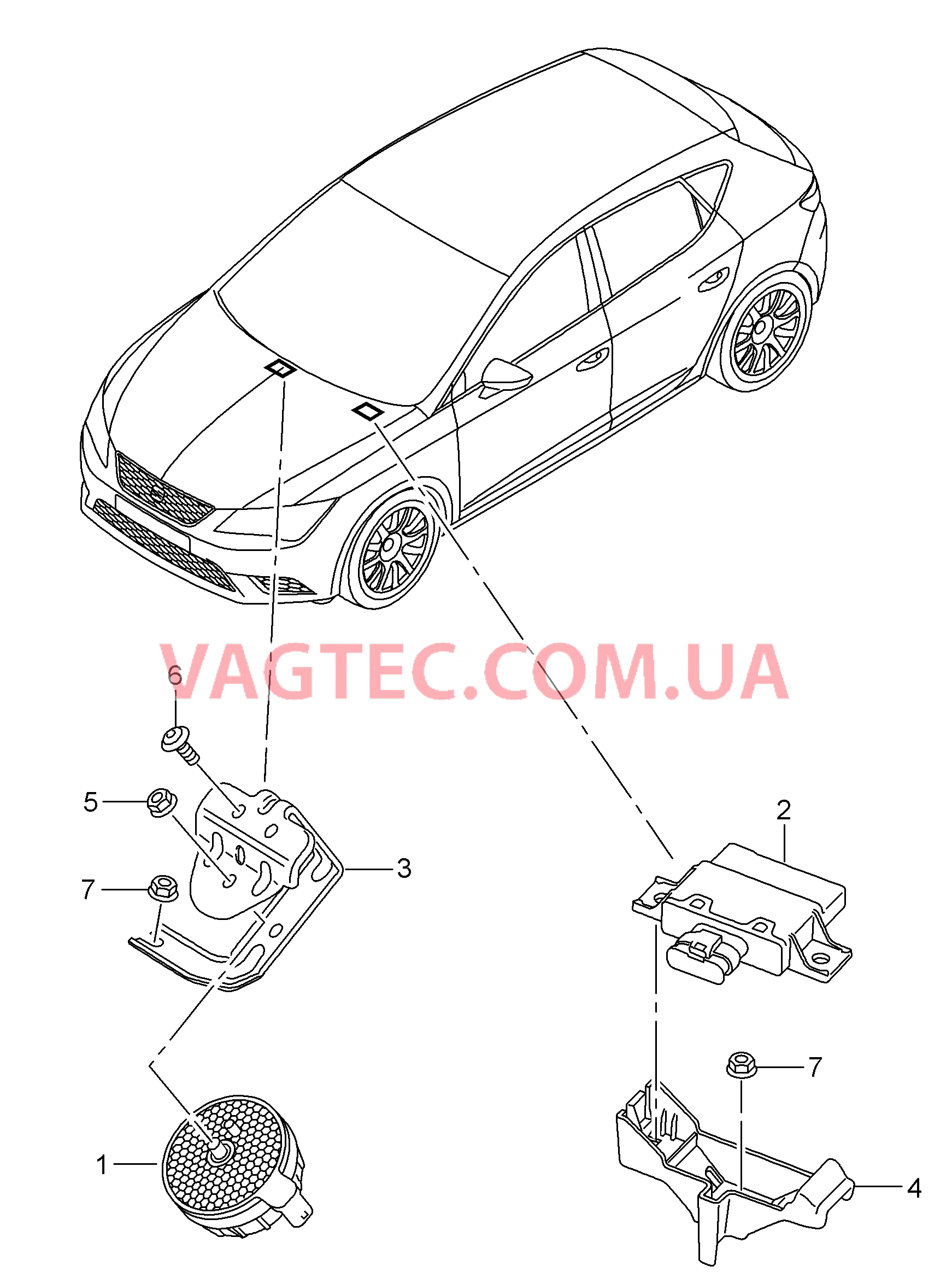 Исполнит. механизм симпозера  D             >> - 03.11.2014 для SEAT Leon 2015