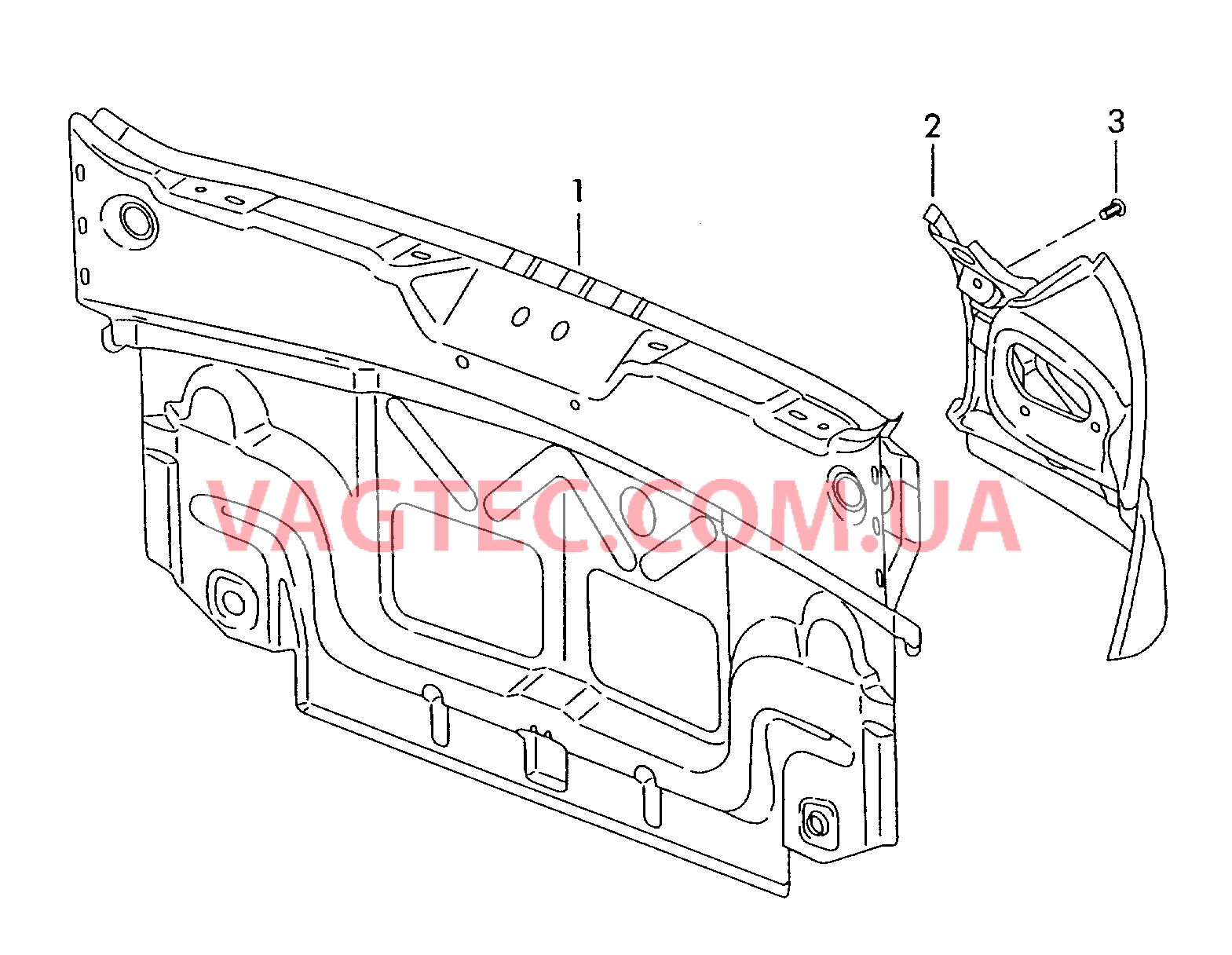 Задняя панель  для SEAT Leon 2006-1