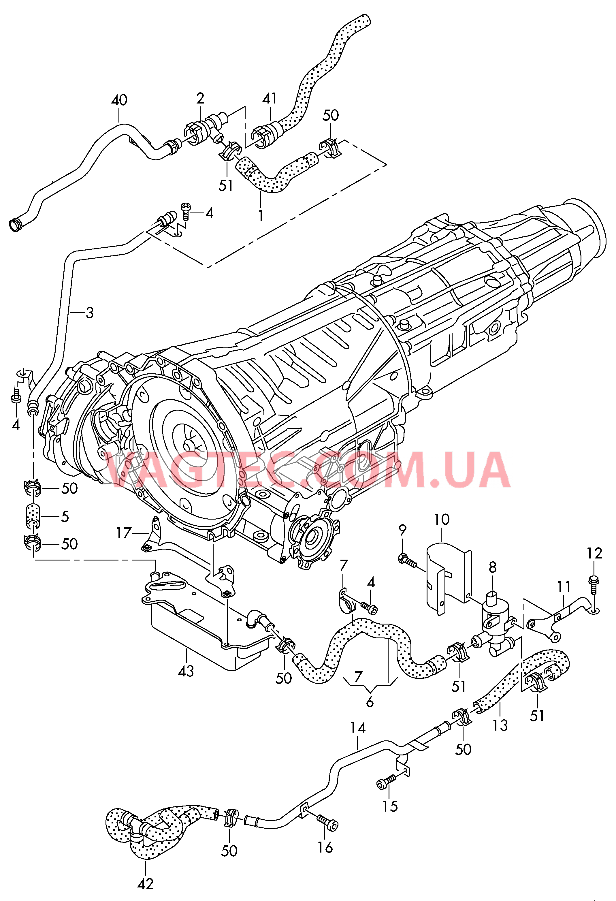 Жидкостное охлаждение  для AUDI A6 2011-1