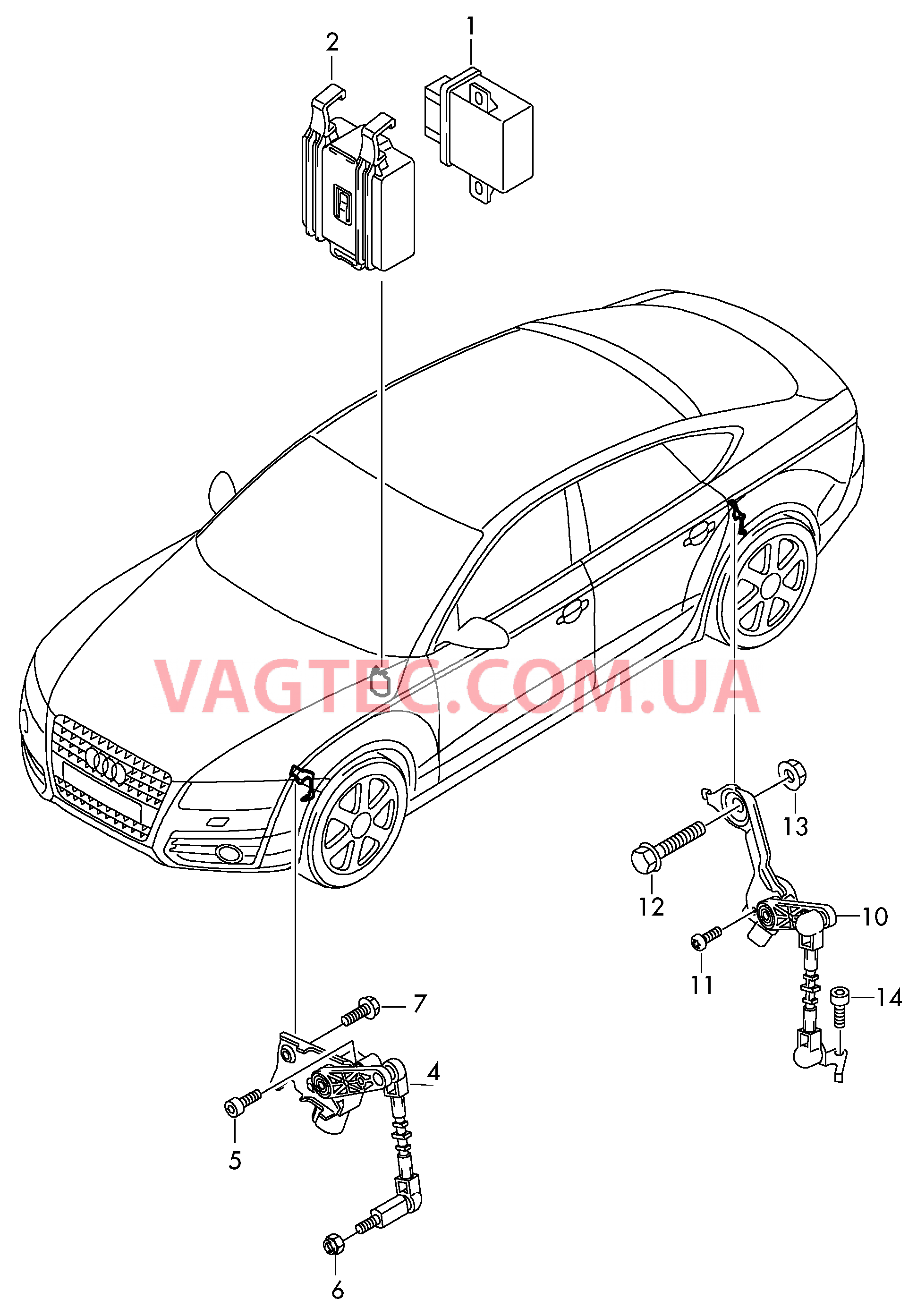 БУ автоматического корректора фар  Датчик корректора фар  для AUDI A7 2015