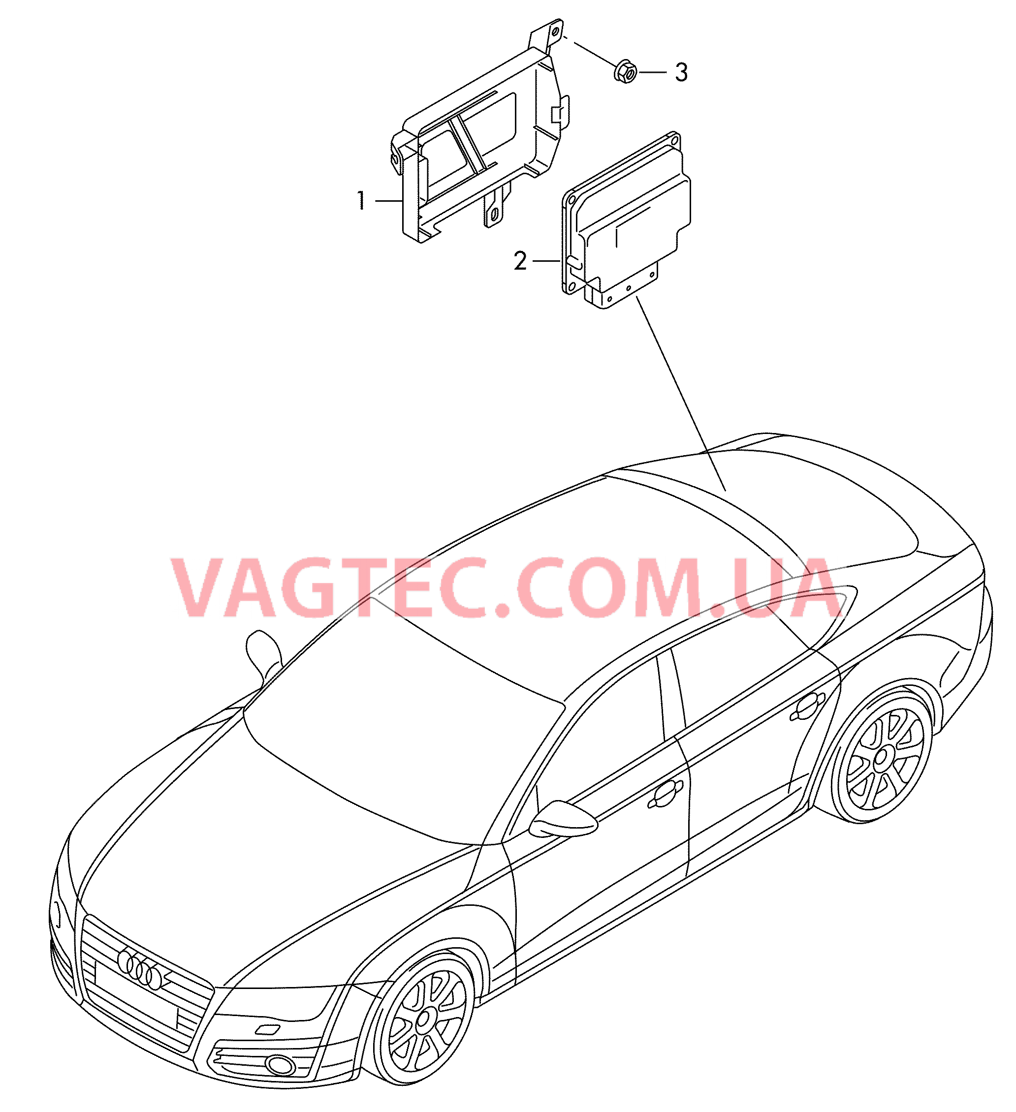 Блок управления полного привода  для AUDI A7 2012