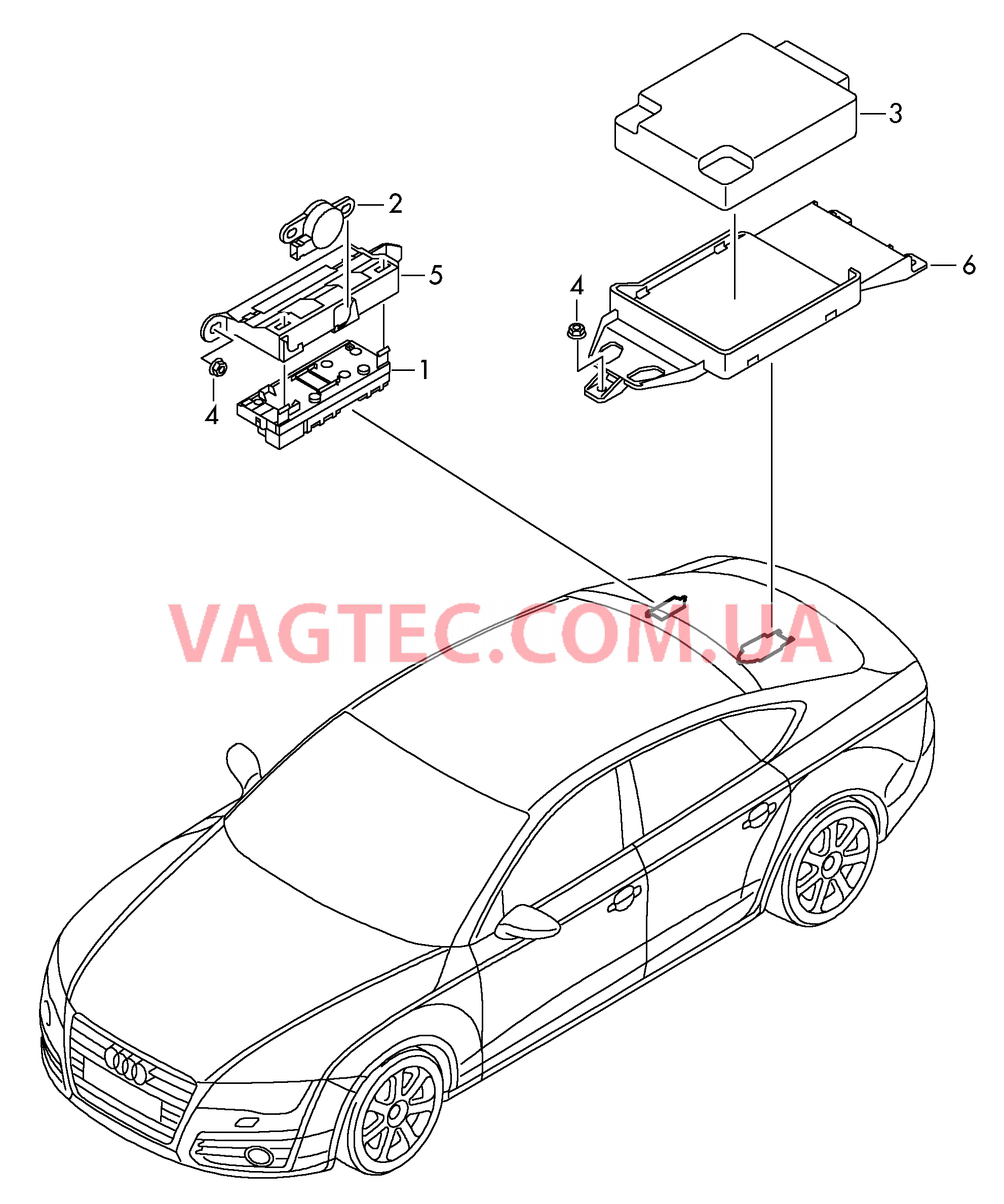 БУ двери багажного отсека Преобразователь напряжения  для AUDI A7 2014