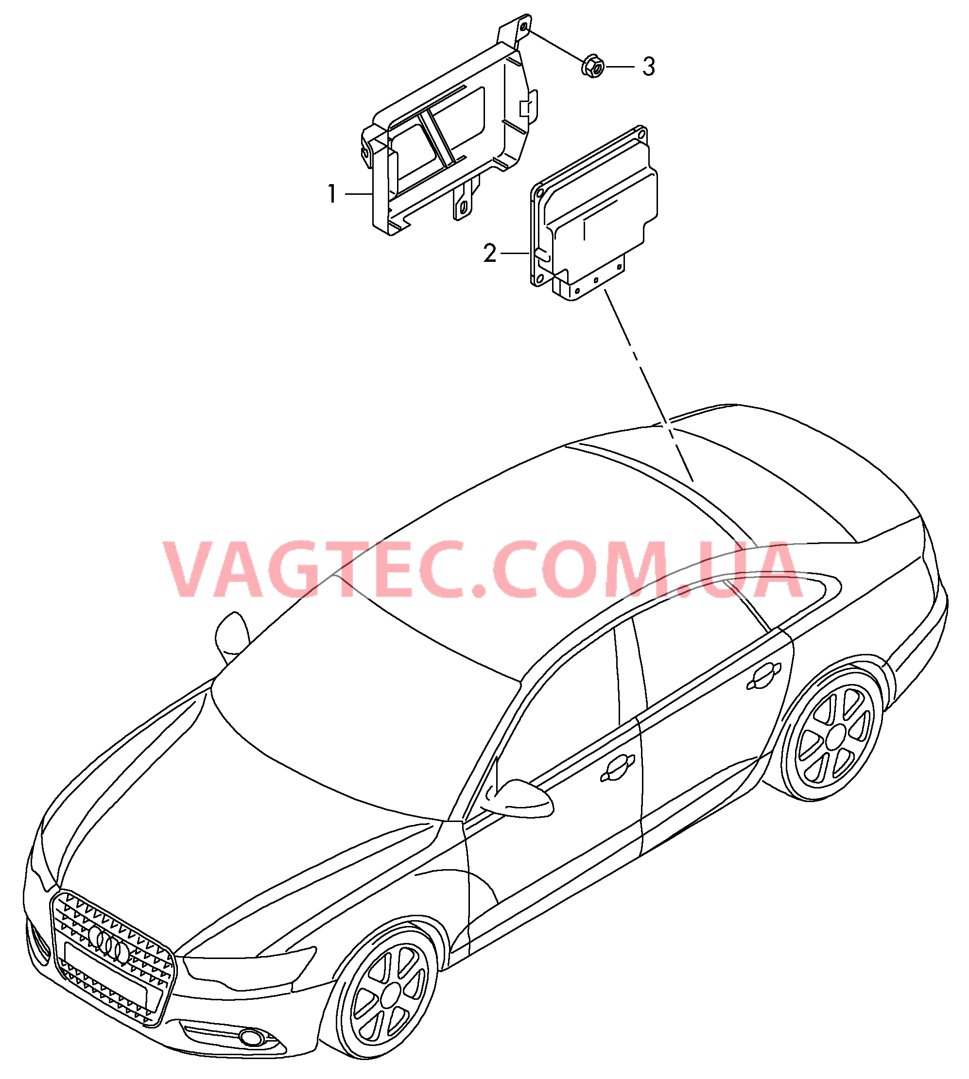 Блок управления полного привода  для AUDI A6AR 2017