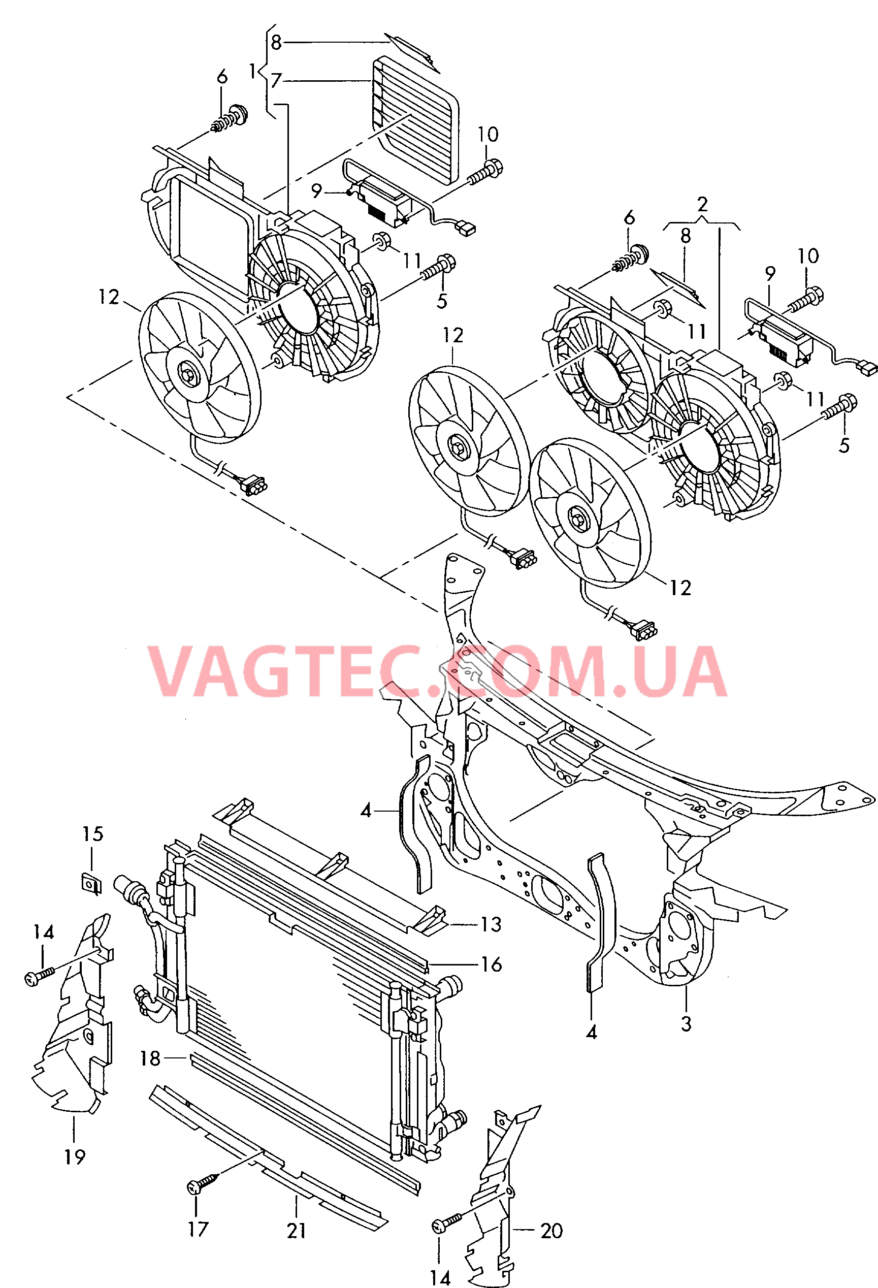 Воздуховод  для AUDI A6 2002