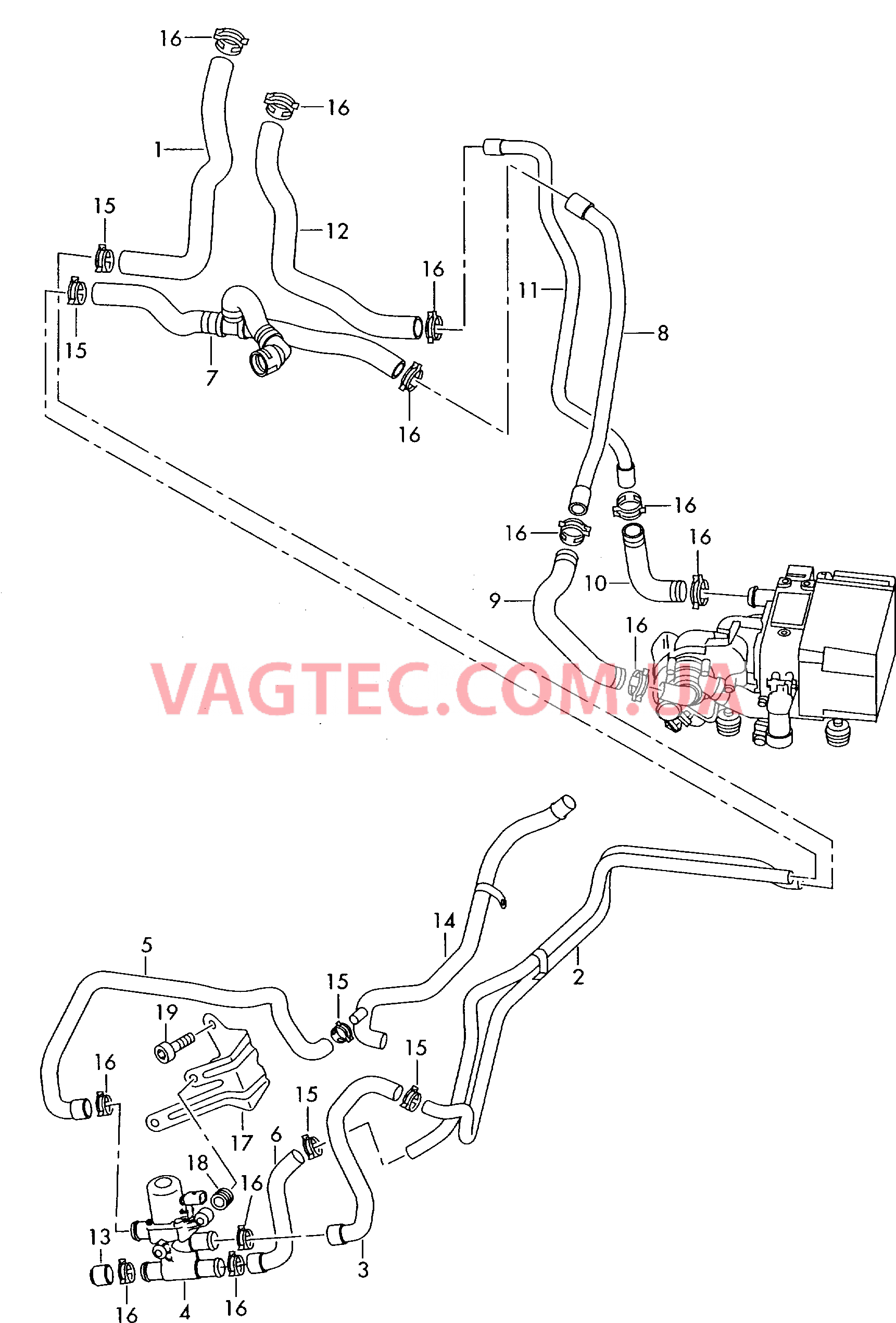 Автономный отопитель  для AUDI A6 2002