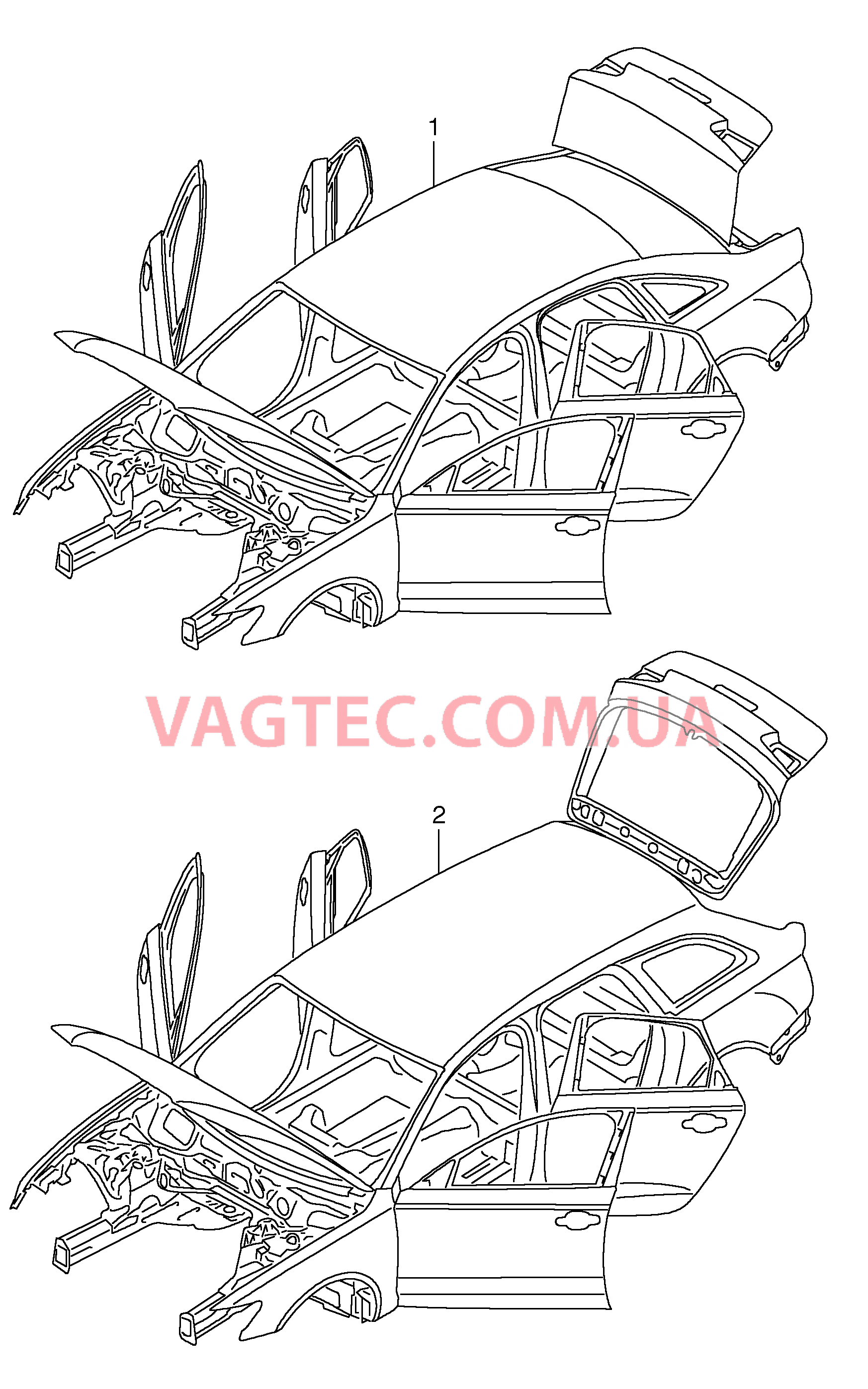 Кузов  для AUDI A6 2014