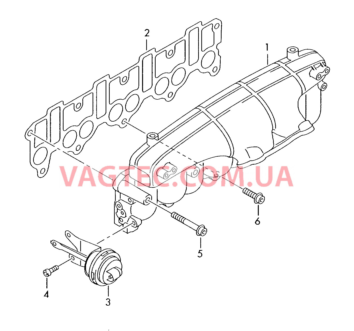 Патрубок впускного тракта  для AUDI A6 2005-1