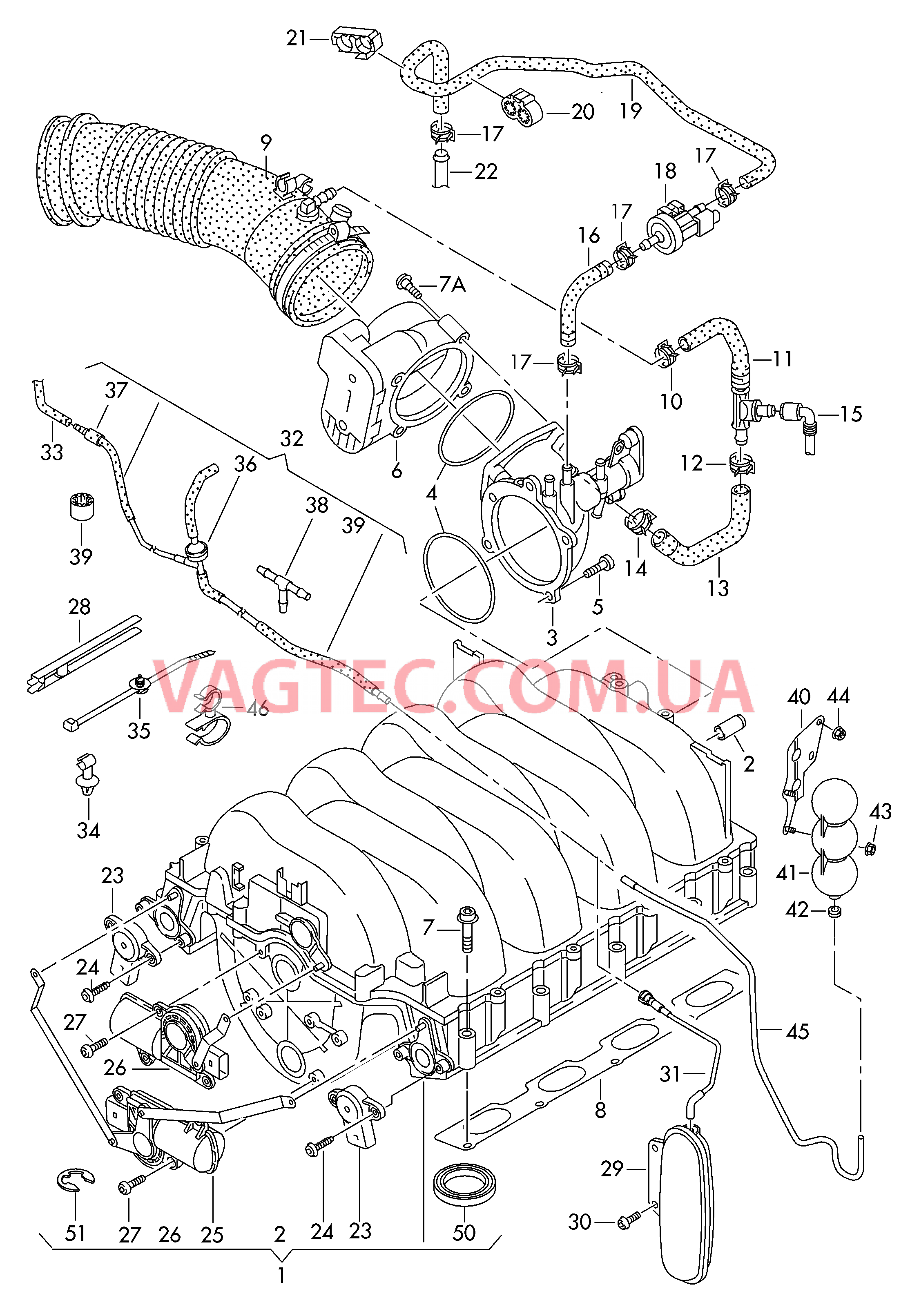 Cистема впуска воздуха Эжекционный насос Вакуумная система F             >> 4F-9-019 350 для AUDI A6AR 2007