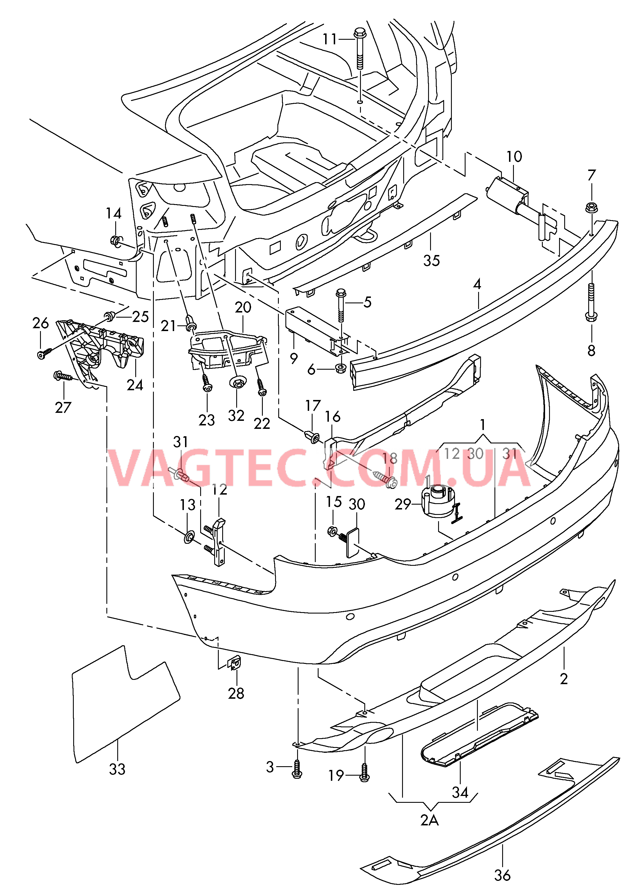 Бампер  для AUDI A6 2007