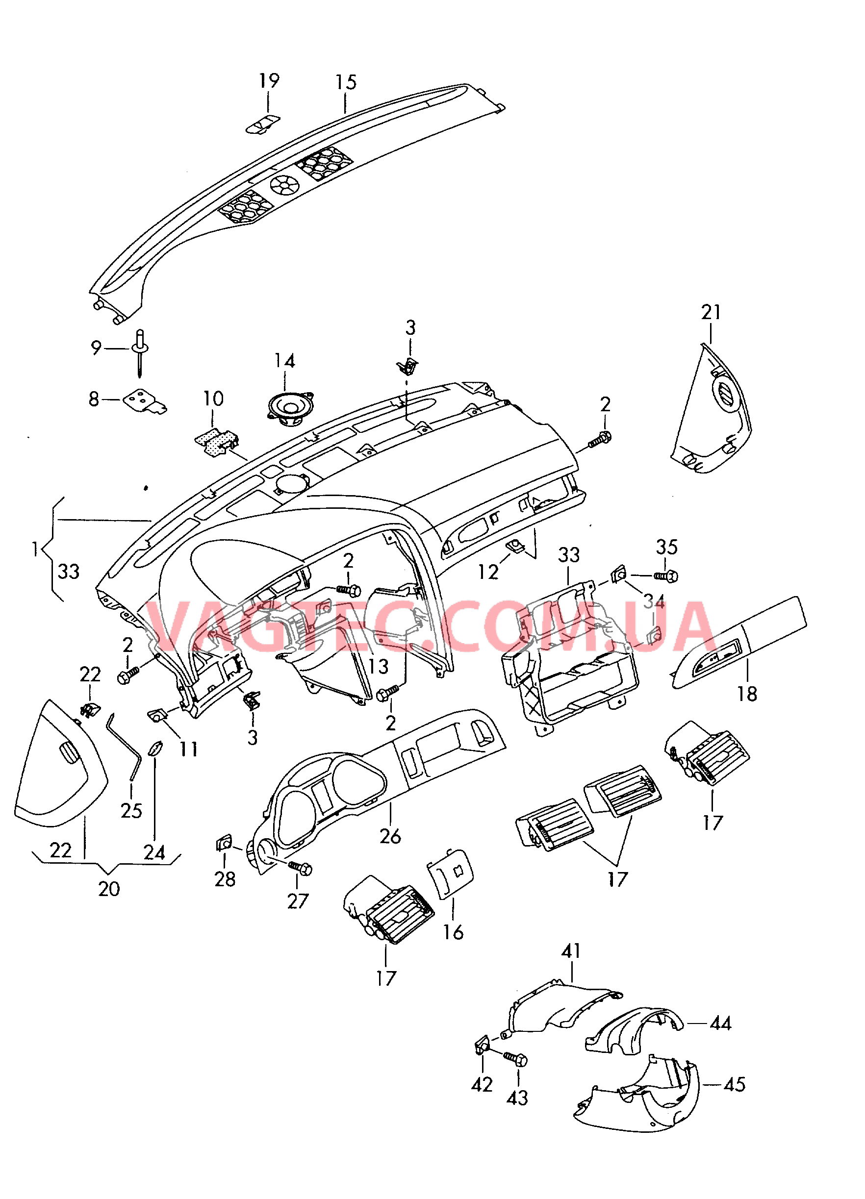 Панель приборов  для AUDI A6 2006