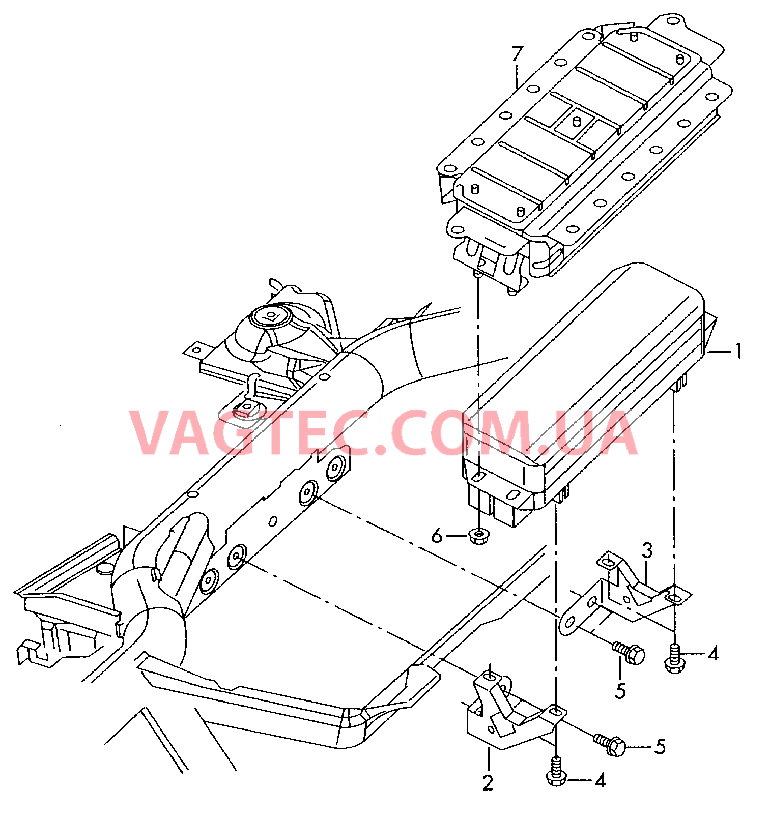 Модуль подушки безопасности (сторона переднего пассажира)  для AUDI A6AR 2008