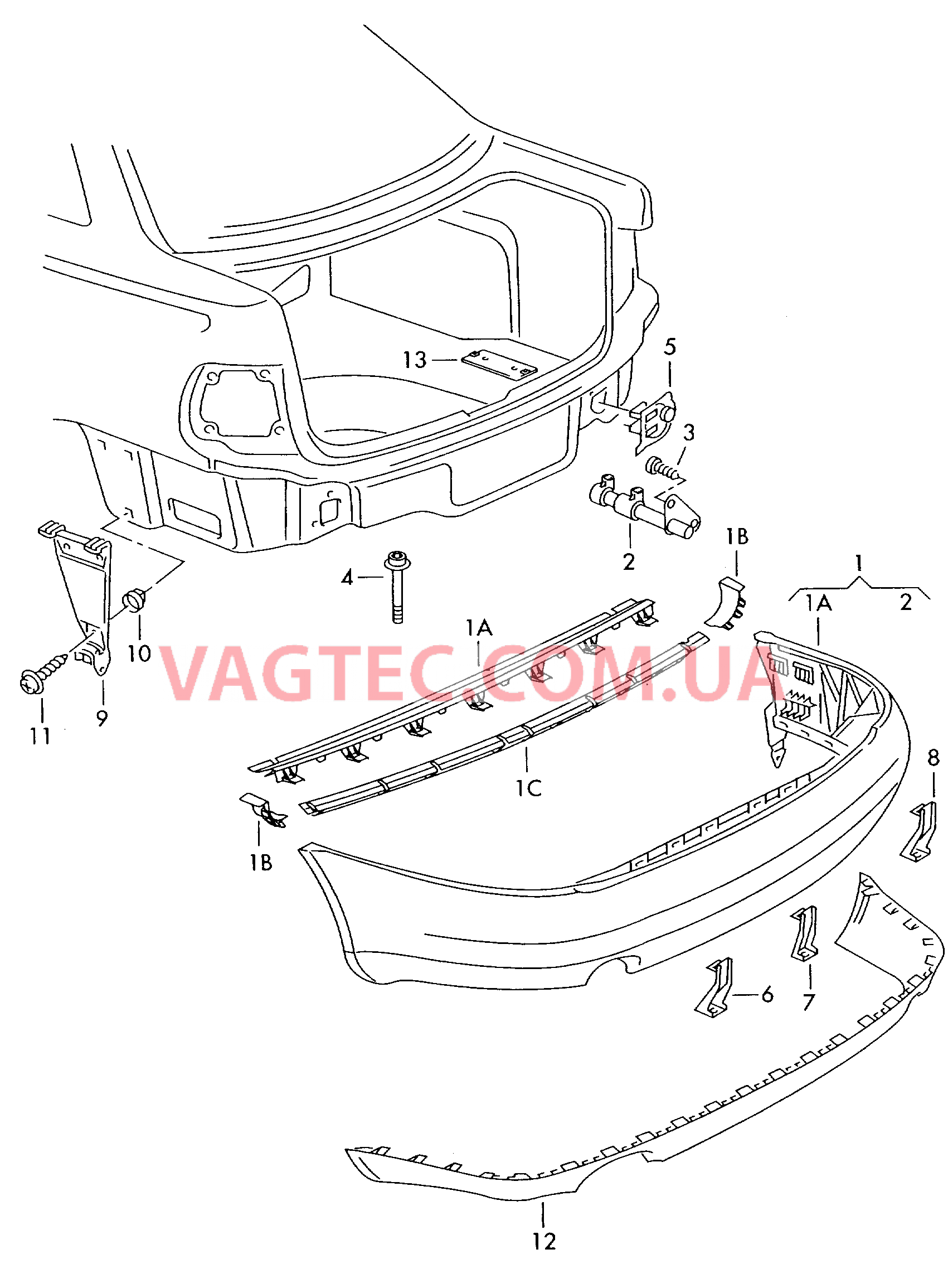 Бампер  для AUDI RS4 2001