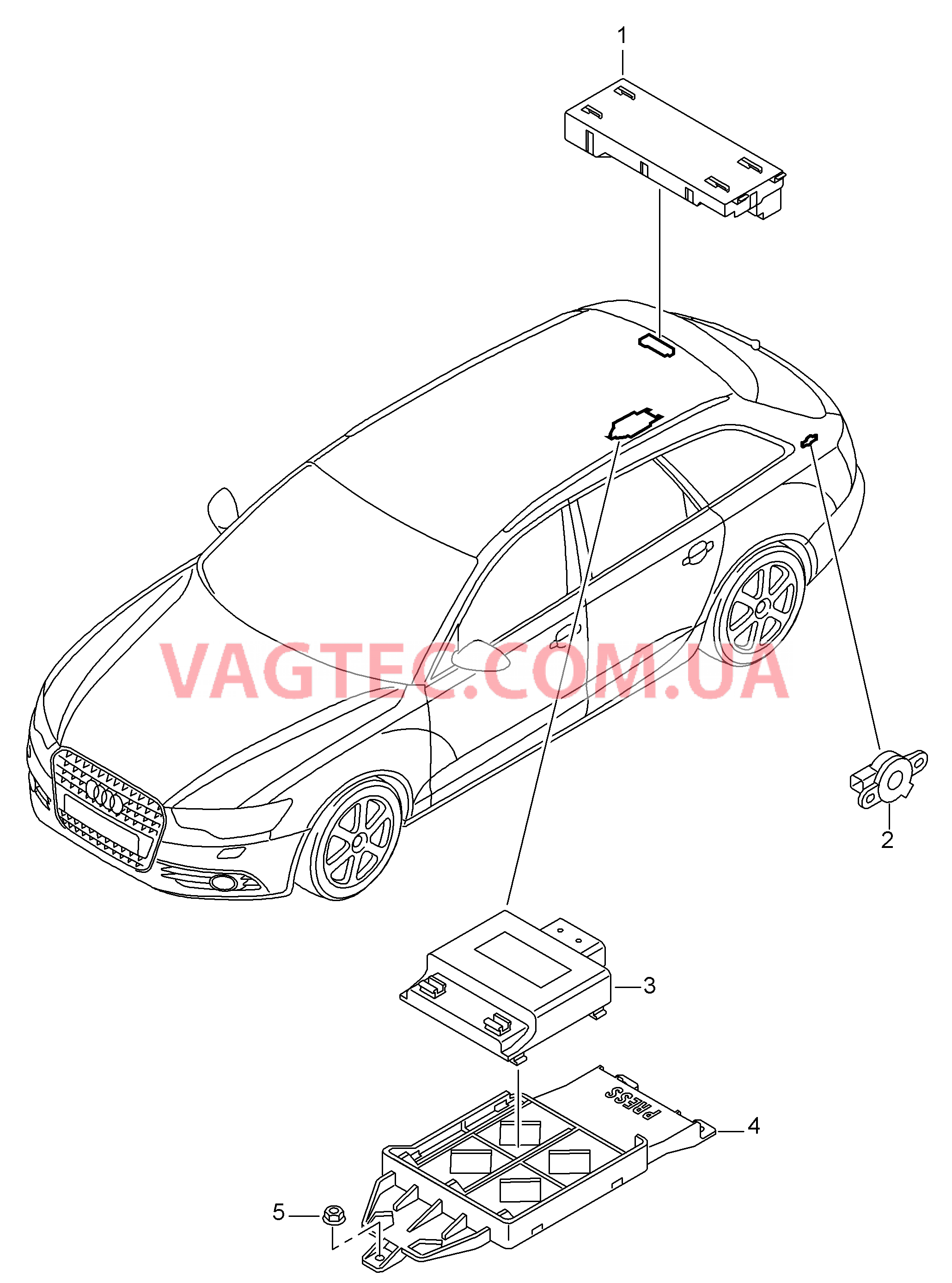 БУ двери багажного отсека Преобразователь напряжения  для AUDI A6AR 2016