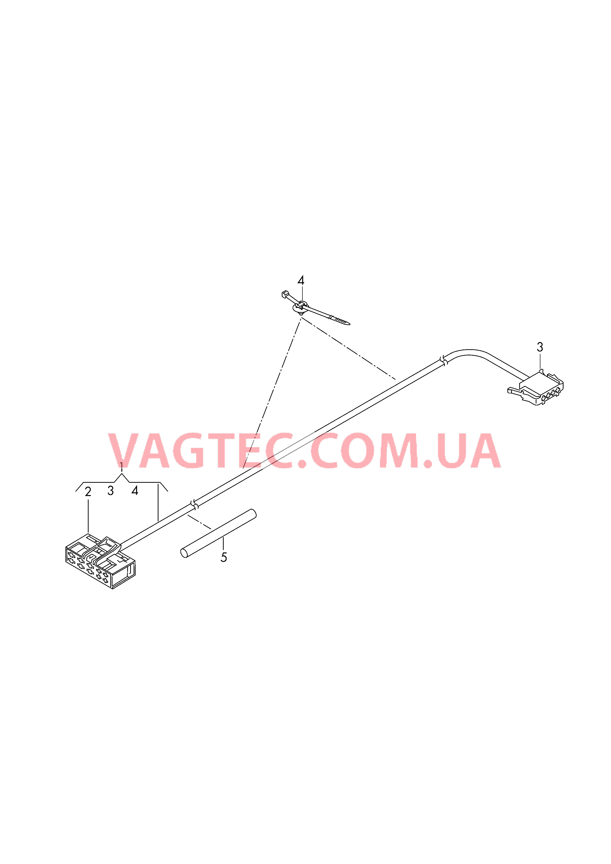 Жгут проводов для обогрева простр. для головы  для AUDI TT 2017
