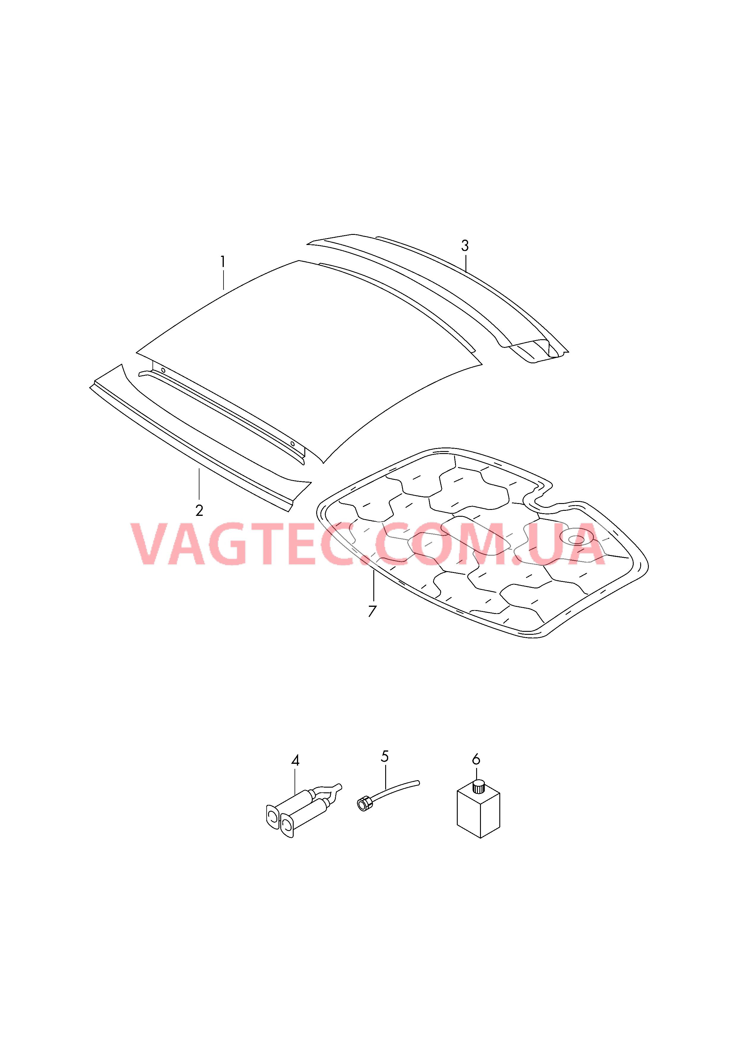 Крыша  для AUDI TT 2017