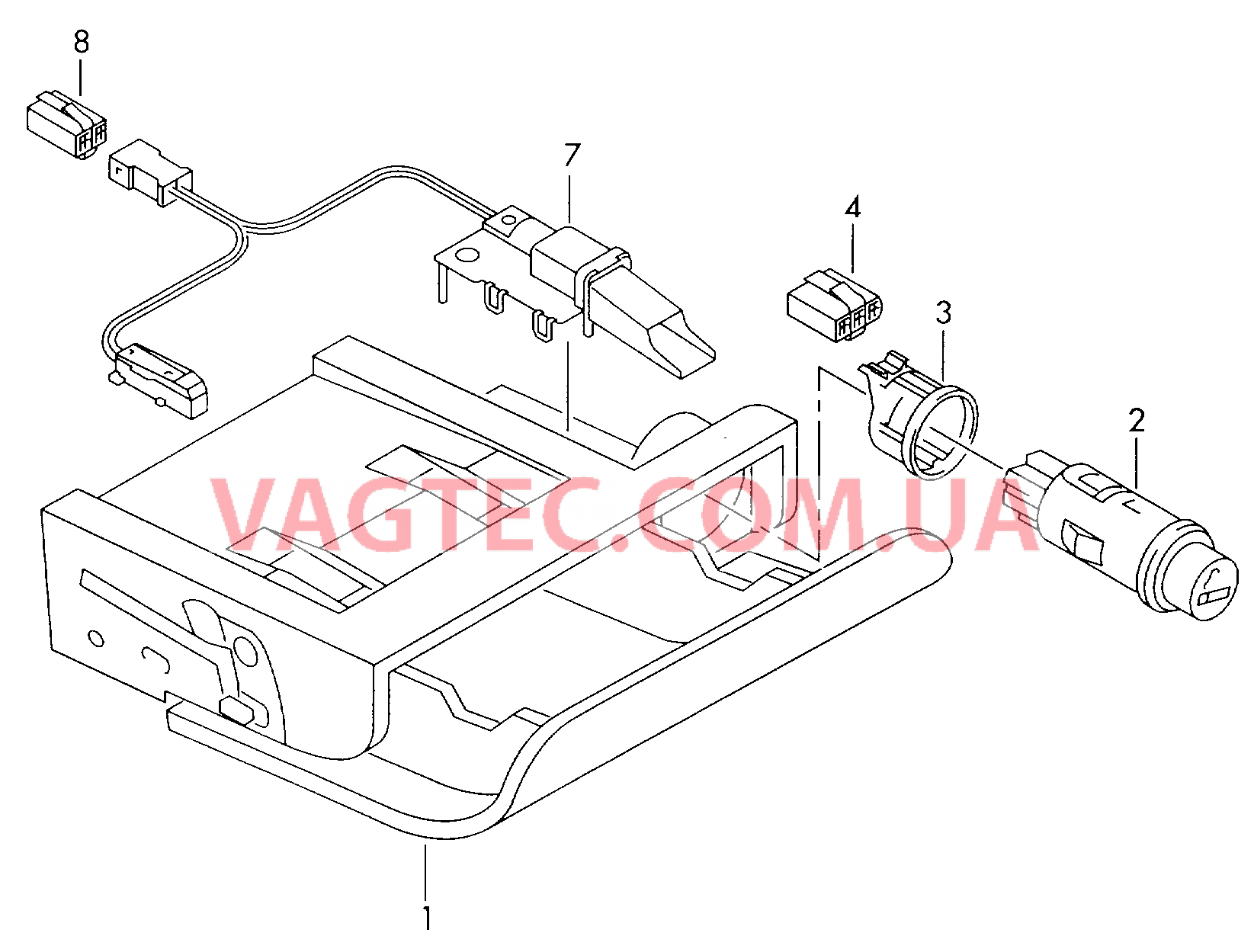 Прикуриватель Освещение пепельницы  для AUDI TT 2000