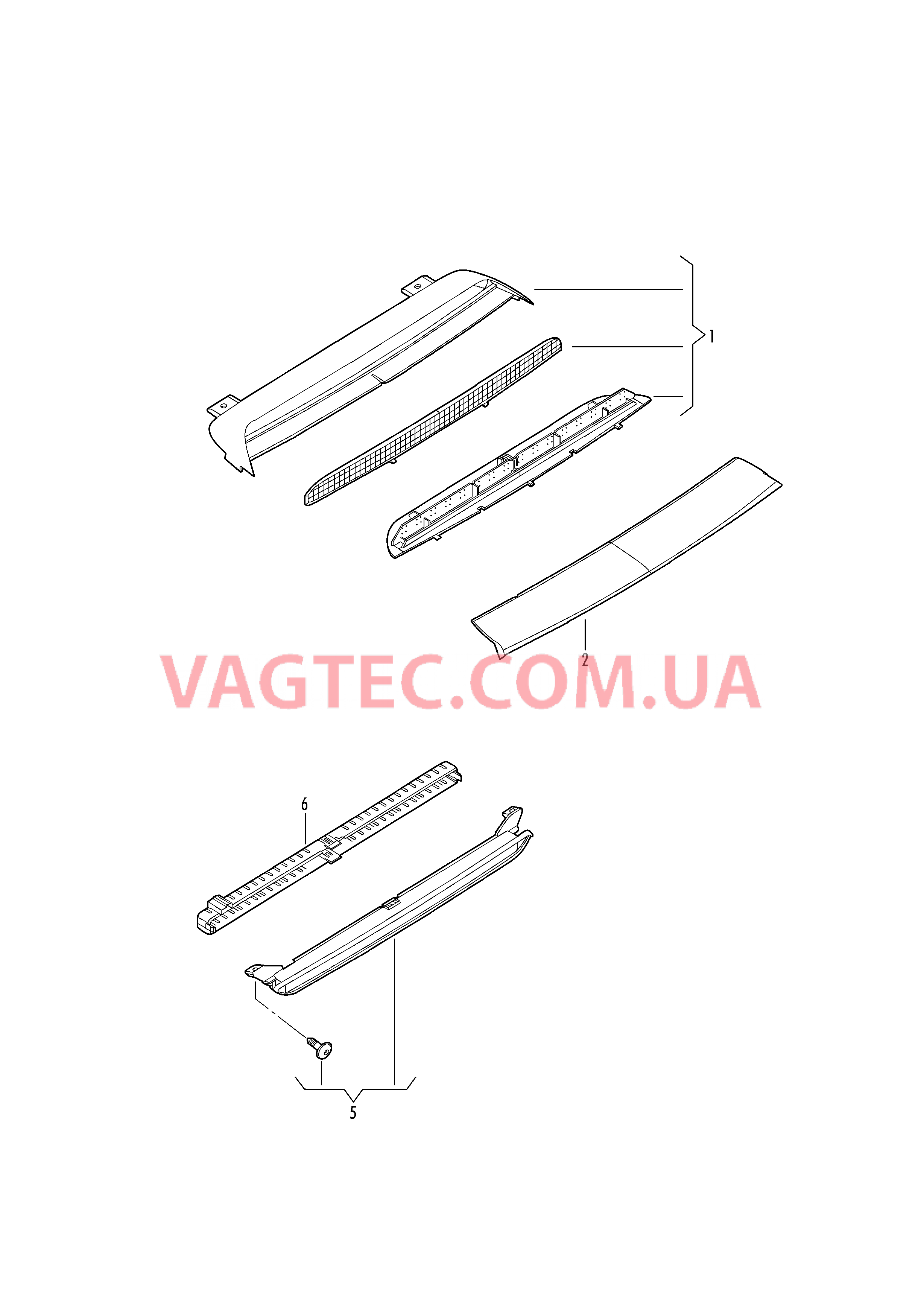 Верхний стоп-сигнал  для VOLKSWAGEN Bora 2000