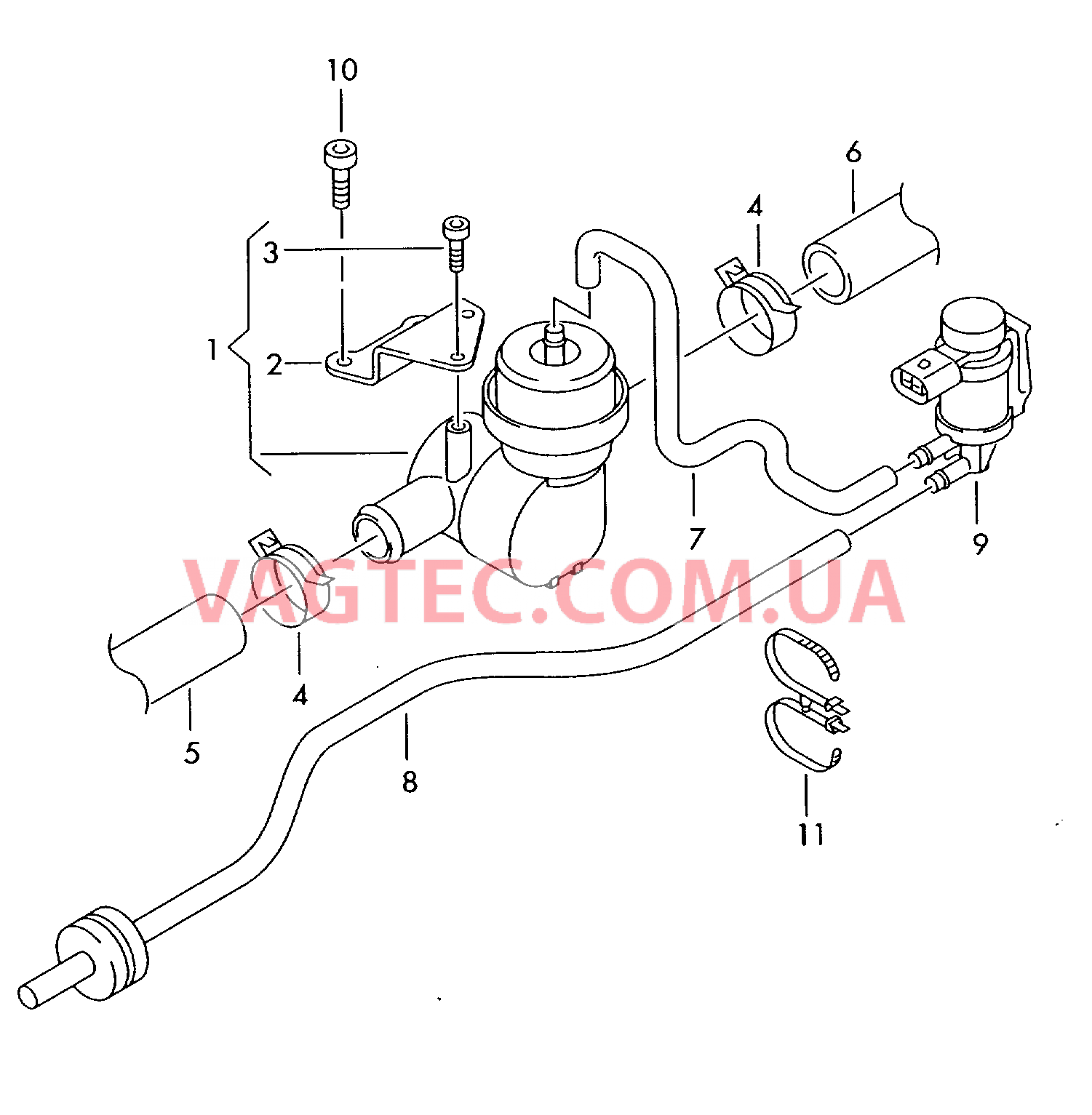 Кран отопителя  для VOLKSWAGEN GOLF 2006