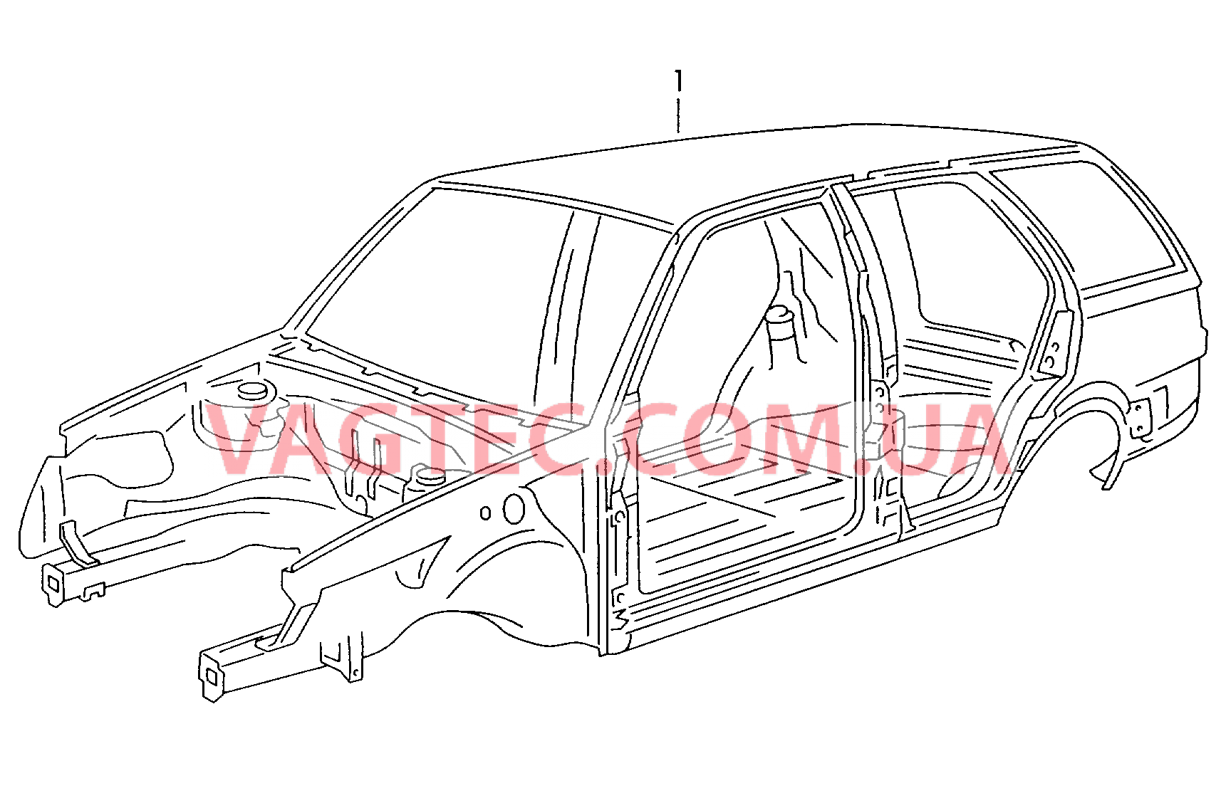 Кузов VW GOLF   для VOLKSWAGEN GOLF 2000