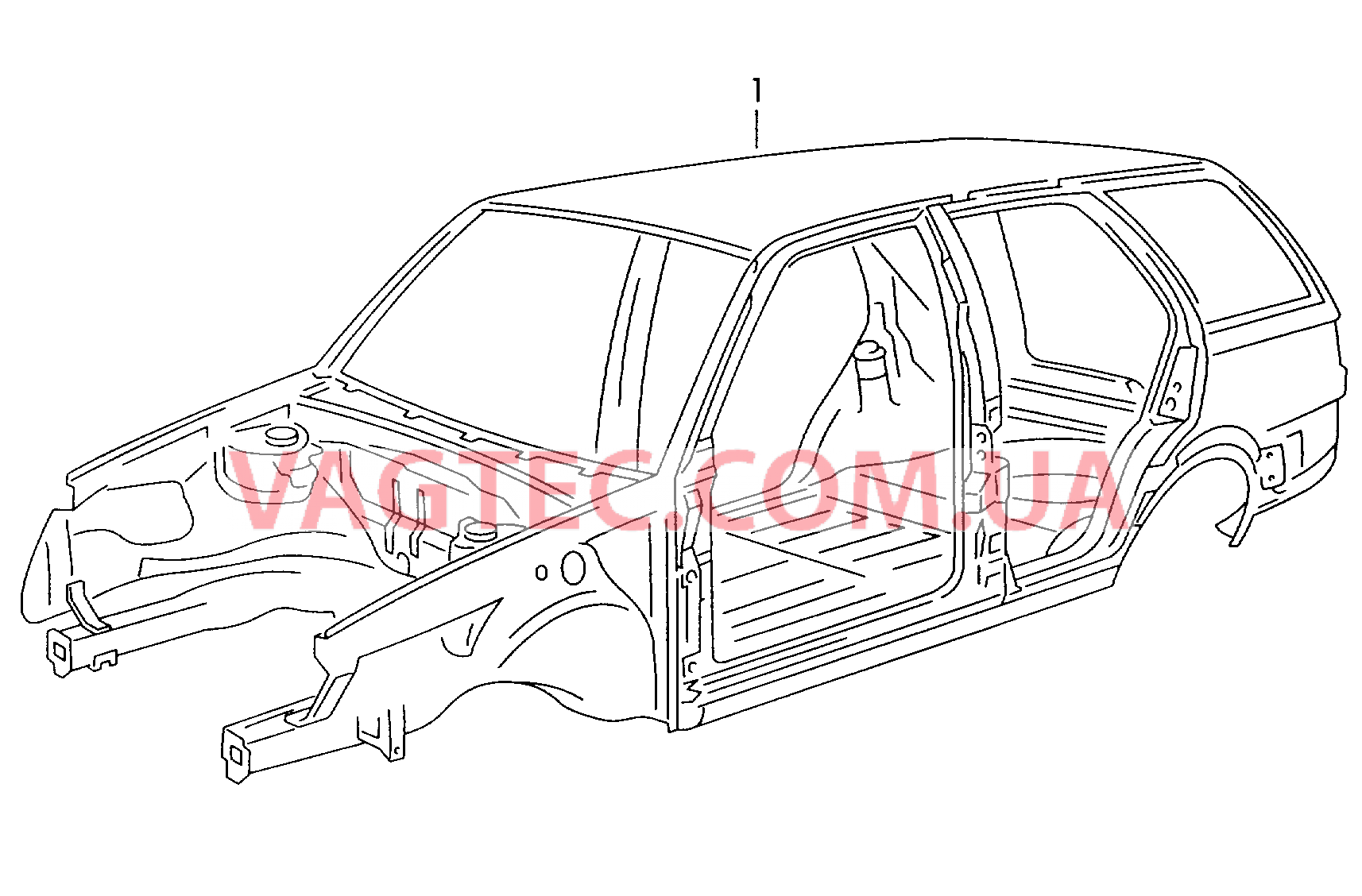 Кузов  для VOLKSWAGEN GOLF 2004