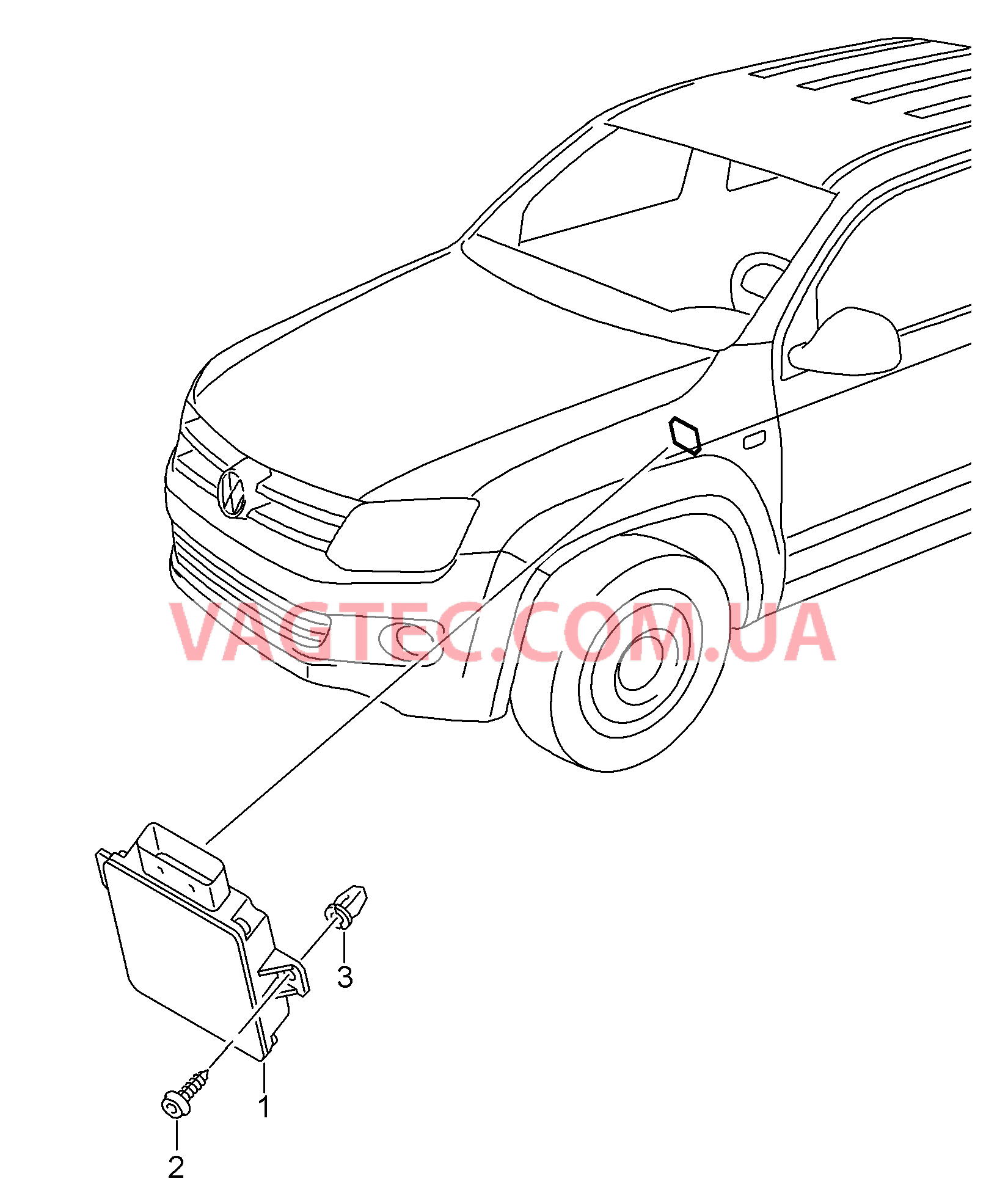 Стабилизатор напряжения  для VOLKSWAGEN Amarok 2011