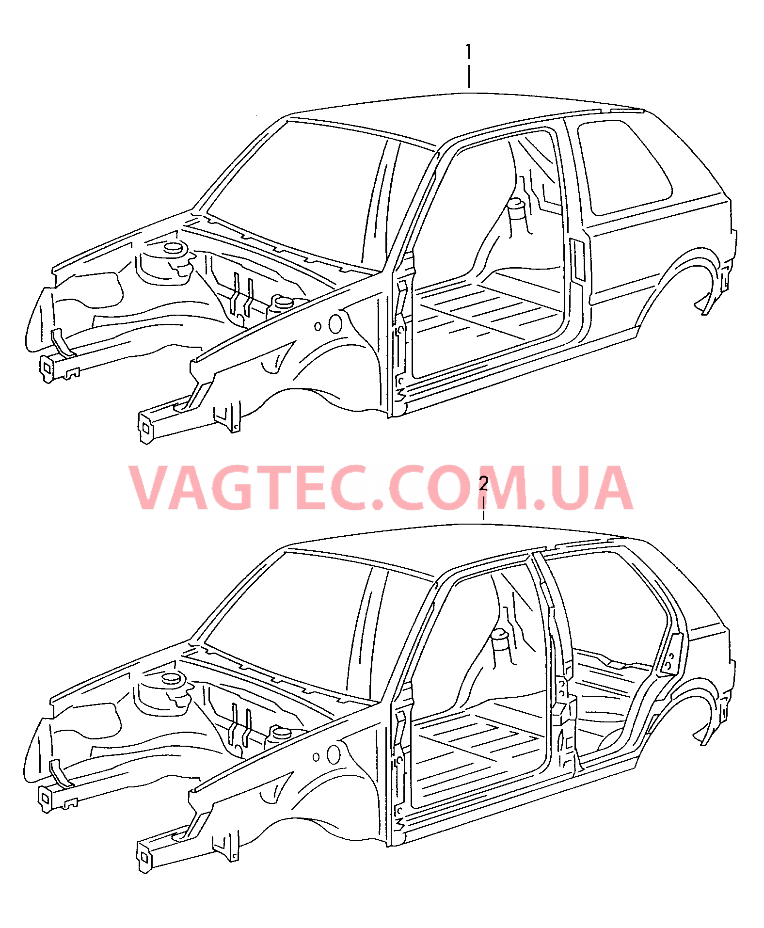 Кузов  для VOLKSWAGEN GOLF 2006