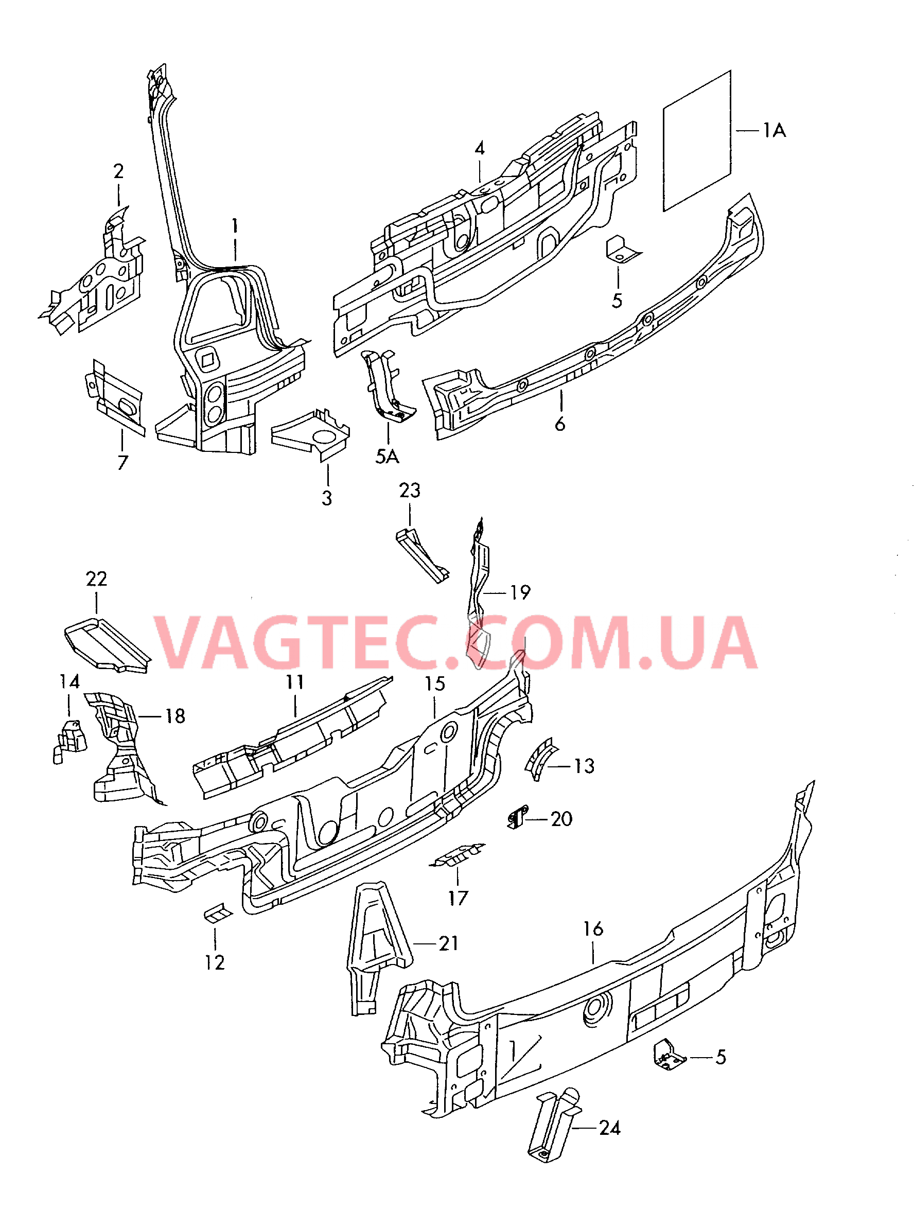 Задняя панель VW GOLF   для VOLKSWAGEN GOLF 2000