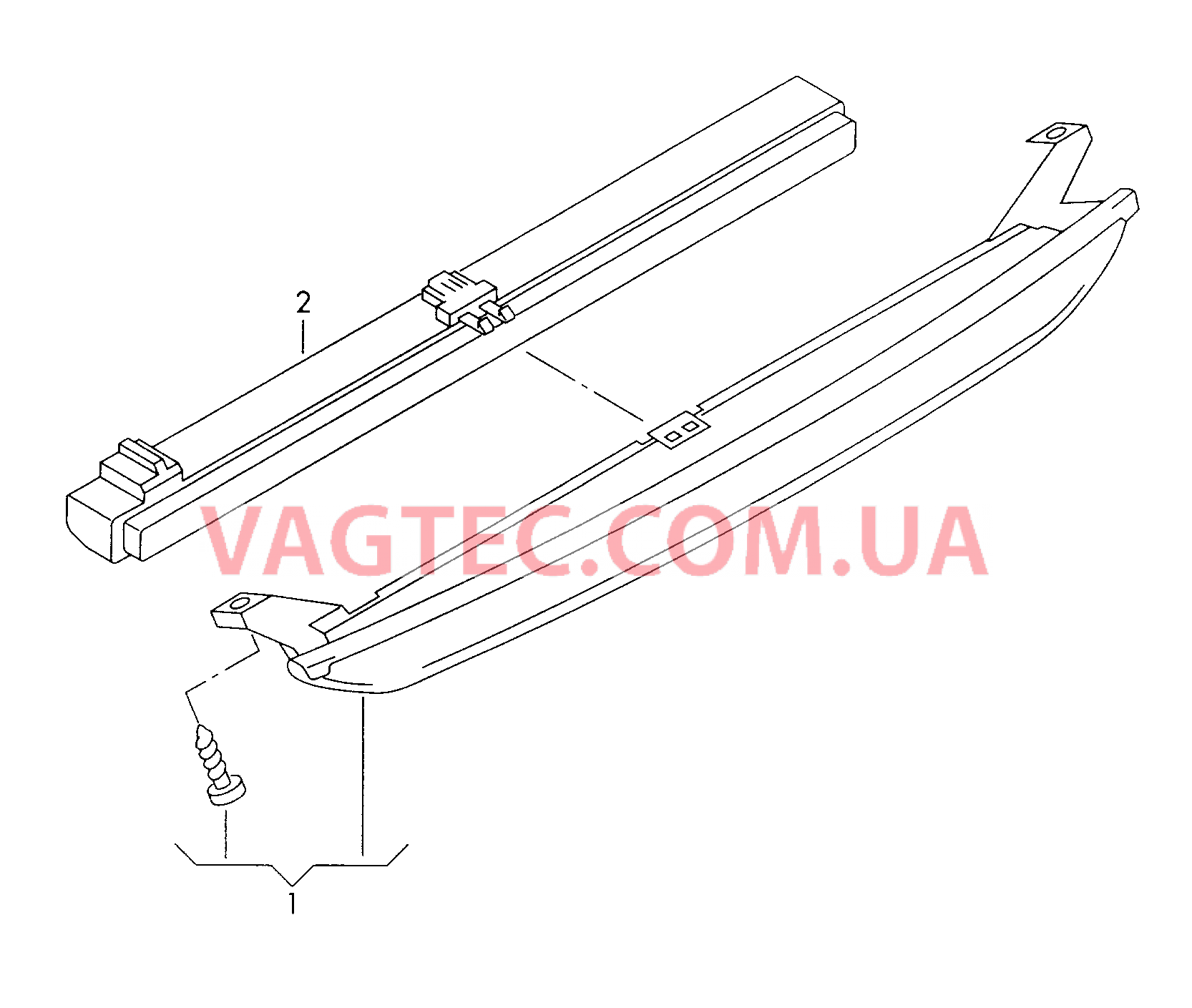 Верхний стоп-сигнал  для VOLKSWAGEN GOLF 2005