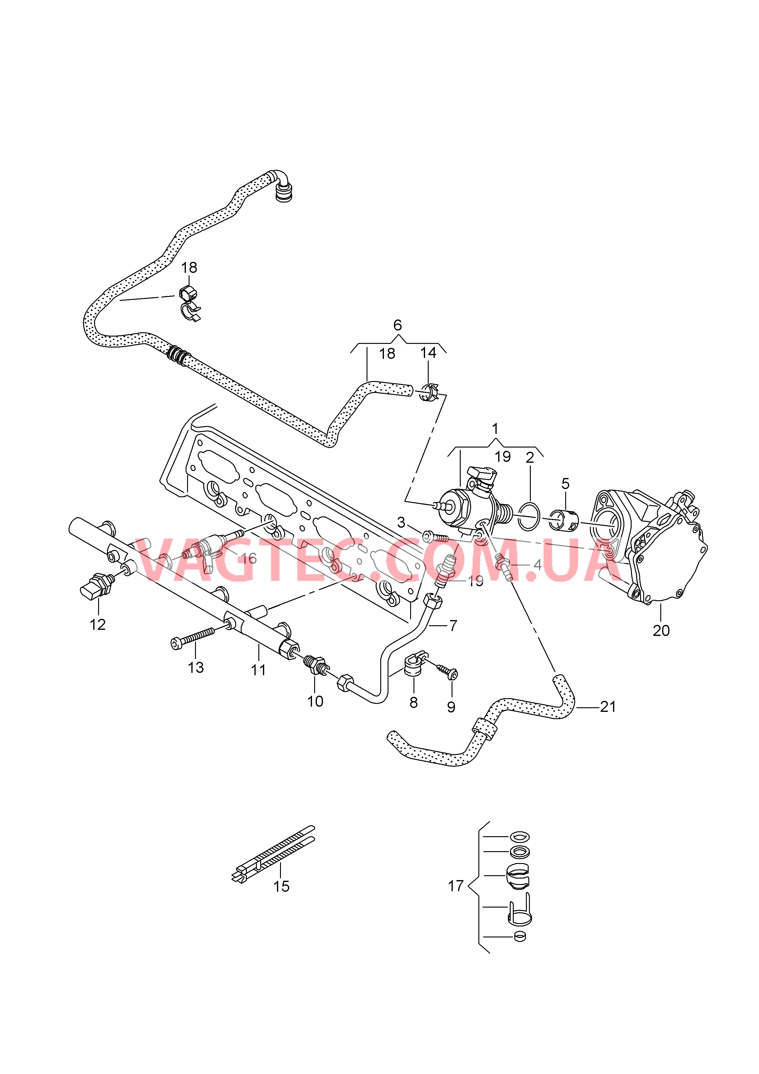 Топливный насос  для VOLKSWAGEN Passat 2017