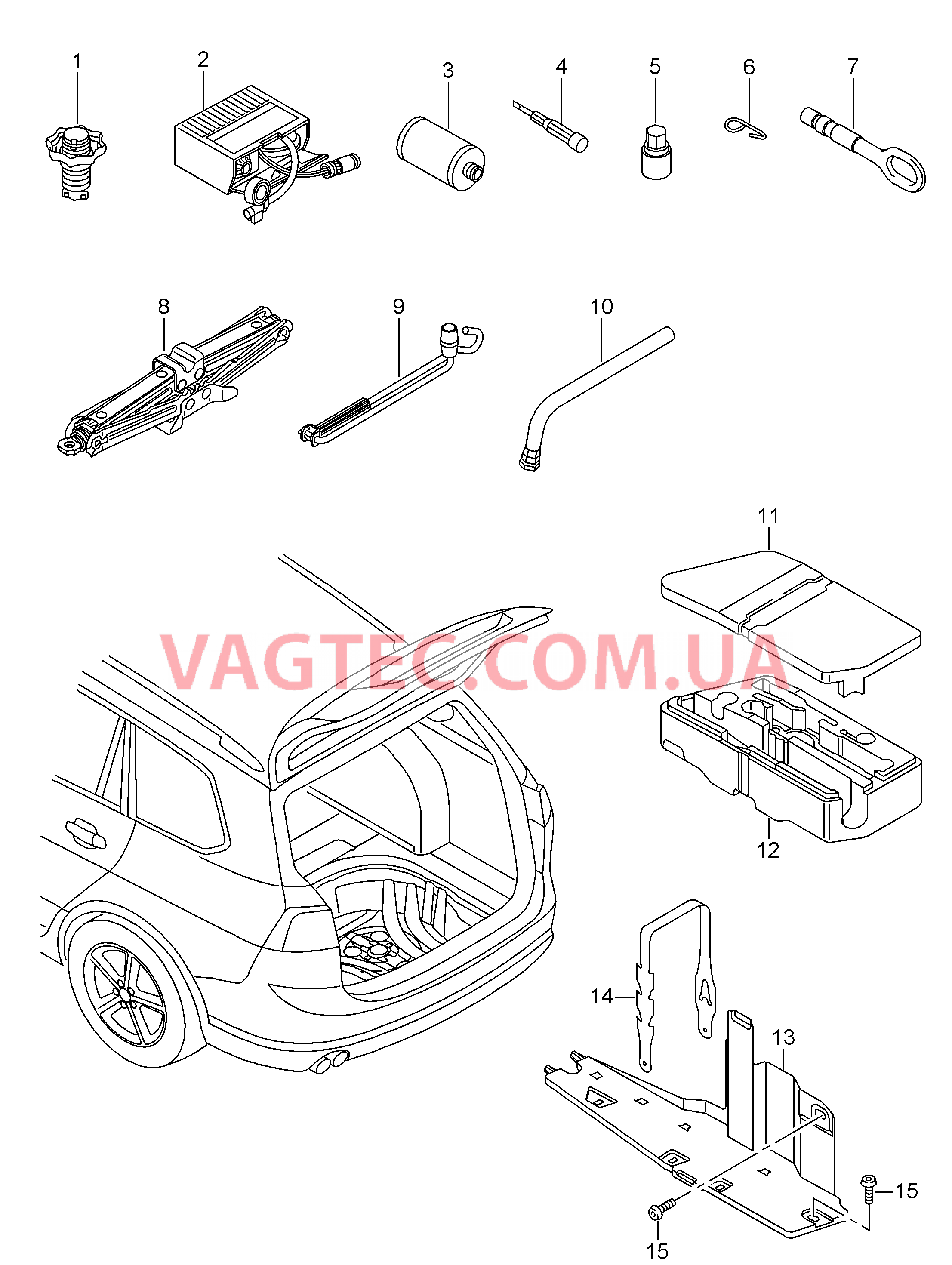 Бортовой инструмент  для VOLKSWAGEN GOLF 2017-1