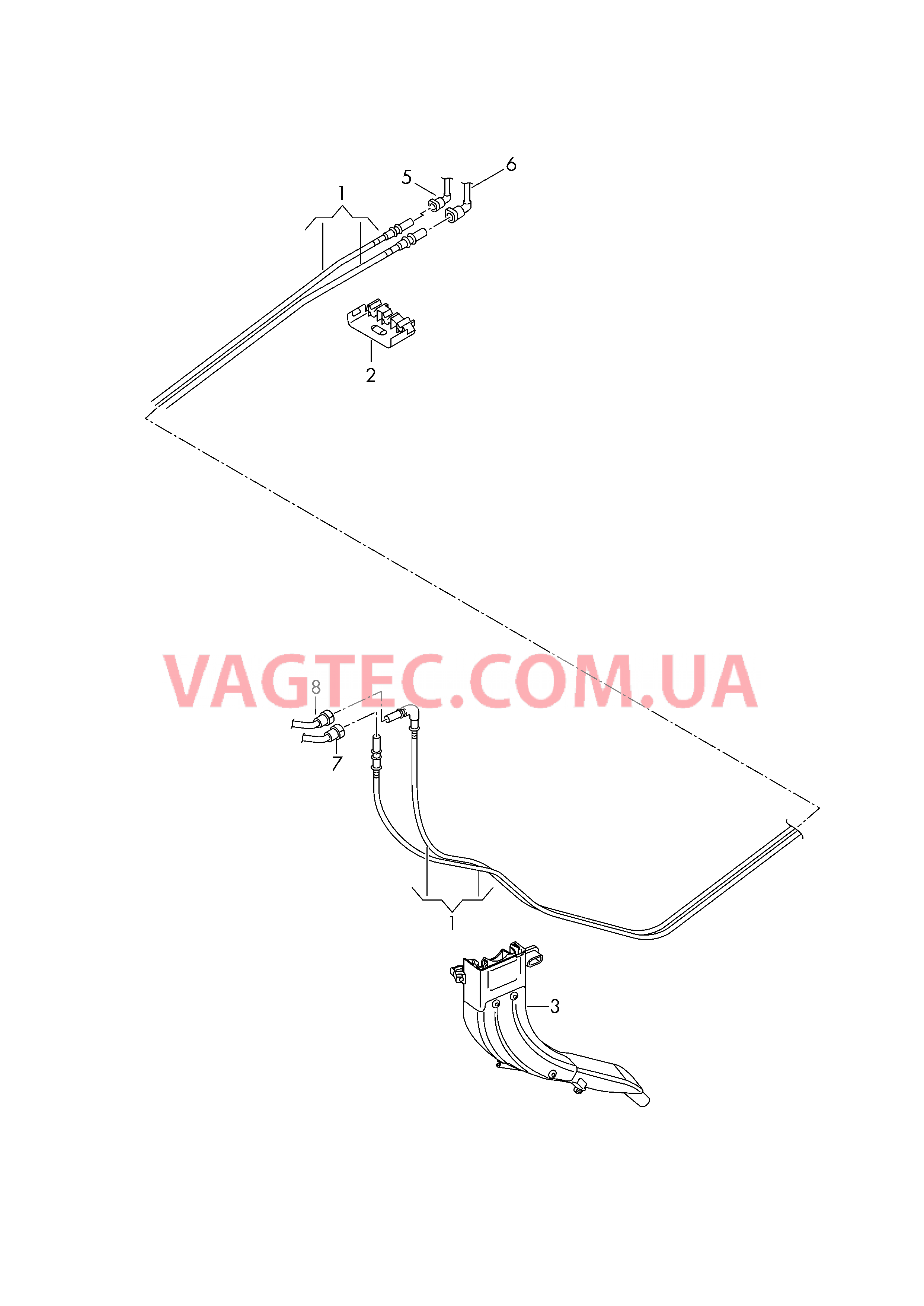 Топливопровод  для VOLKSWAGEN GOLF 2013-2