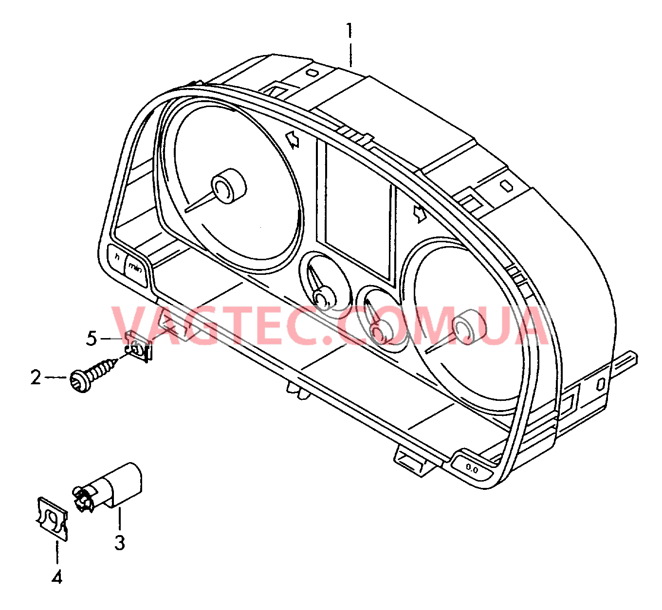 Комбинация приборов Датчик наружной температуры   F             >> 1K-4-200 000* для VOLKSWAGEN GOLF 2005-2