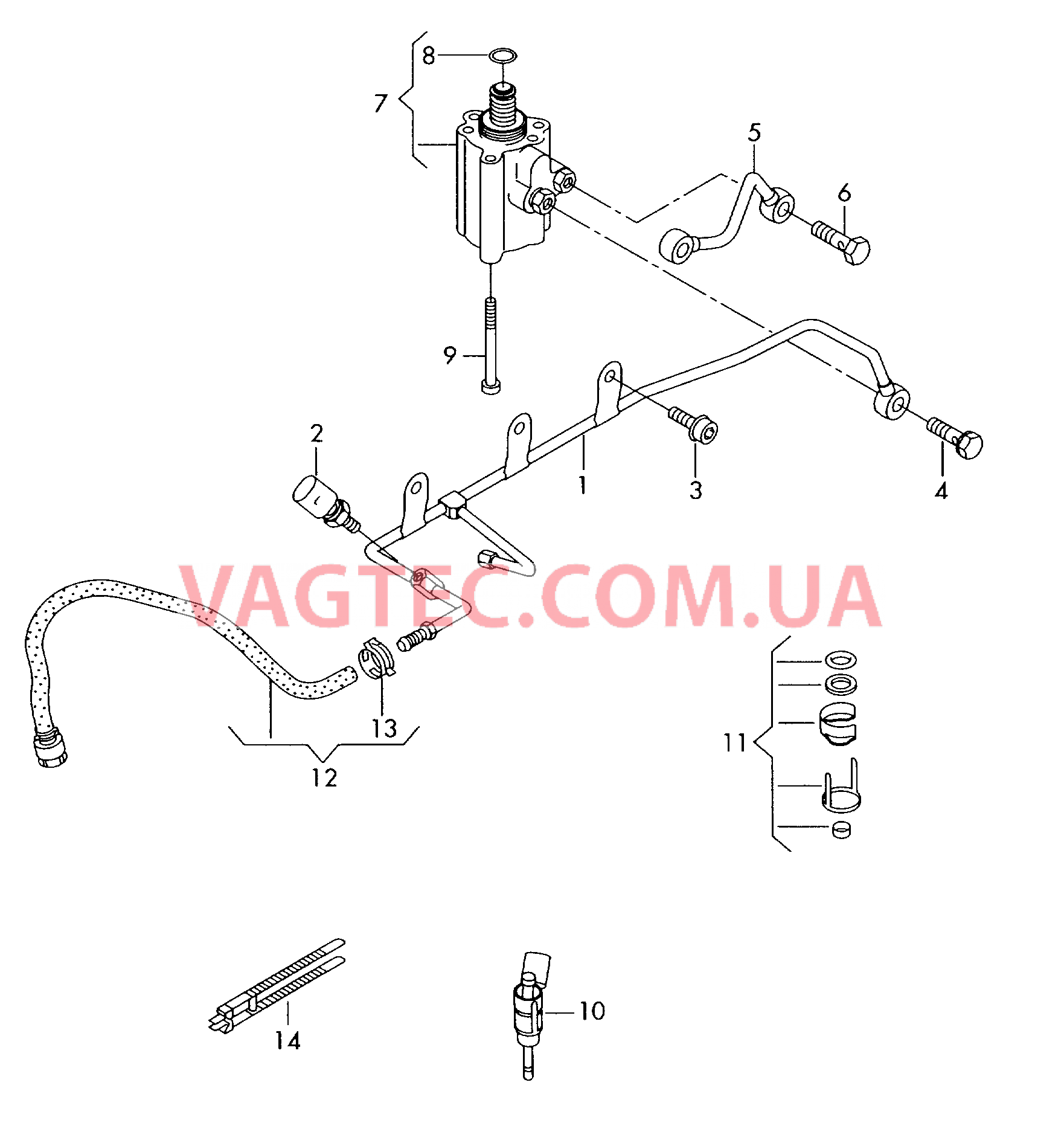 Распределитель топлива Топливный насос   06F 100 193 для VOLKSWAGEN Jetta 2006-1