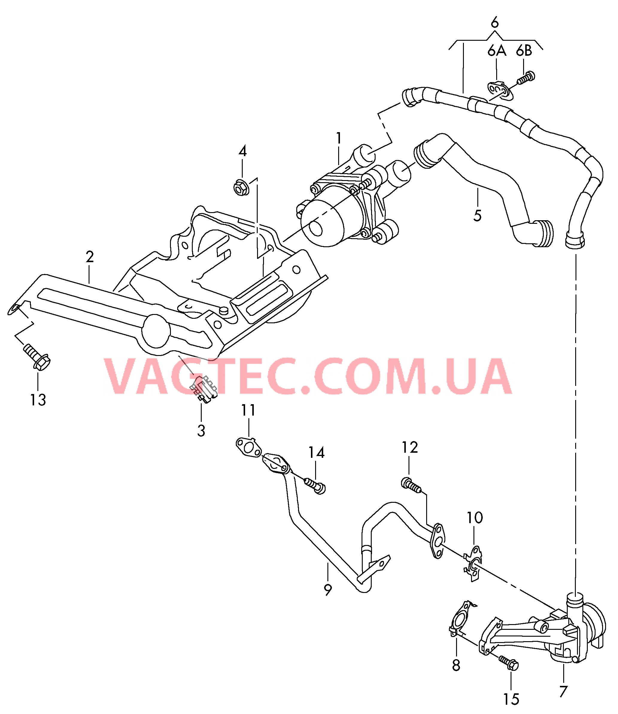 Насос вторичного воздуха   F             >> 1K-7-299 000 для VOLKSWAGEN Jetta 2007-1