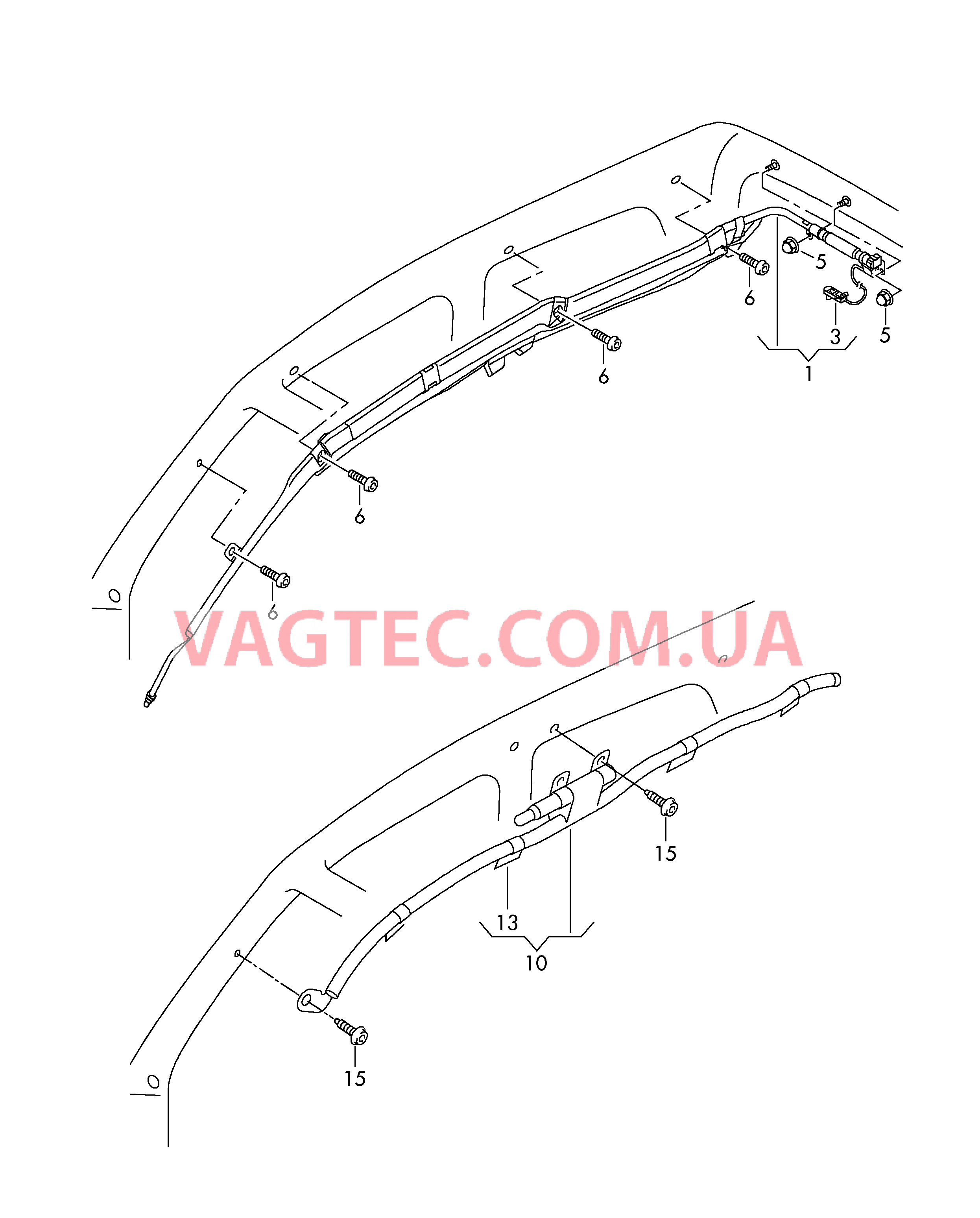 Модуль подушки без. для головы  для VOLKSWAGEN Golf.Plus 2011