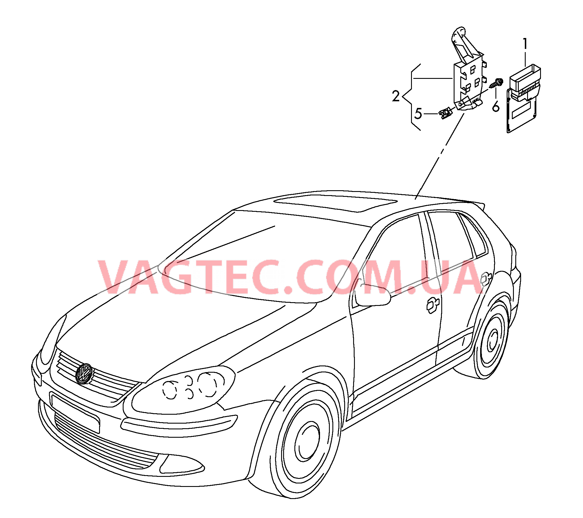 БУ системы электронного регулирования демпфирования  для VOLKSWAGEN GOLF 2009-2