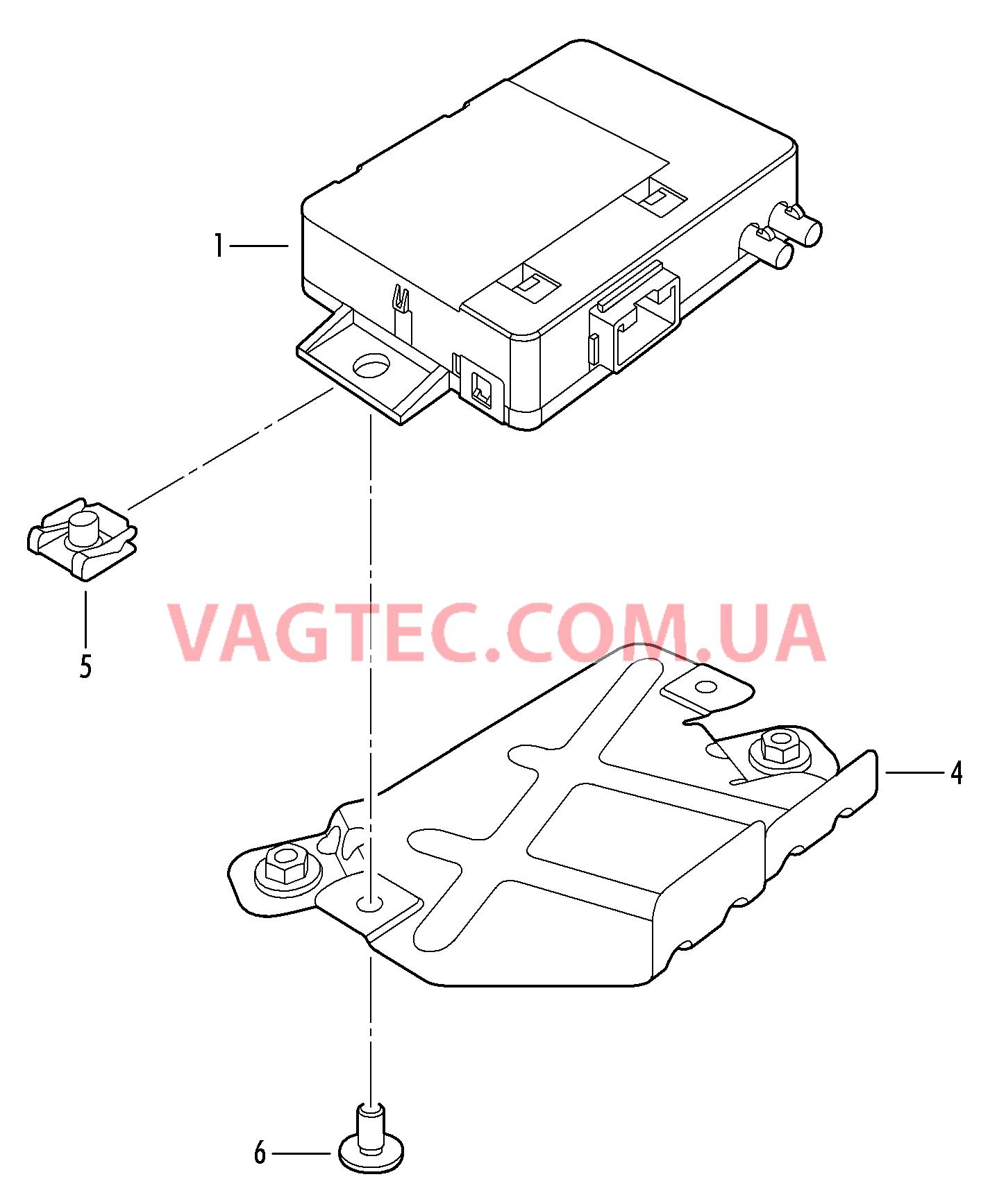 Система отслеж. положения а/м  для VOLKSWAGEN GOLF 2011-1