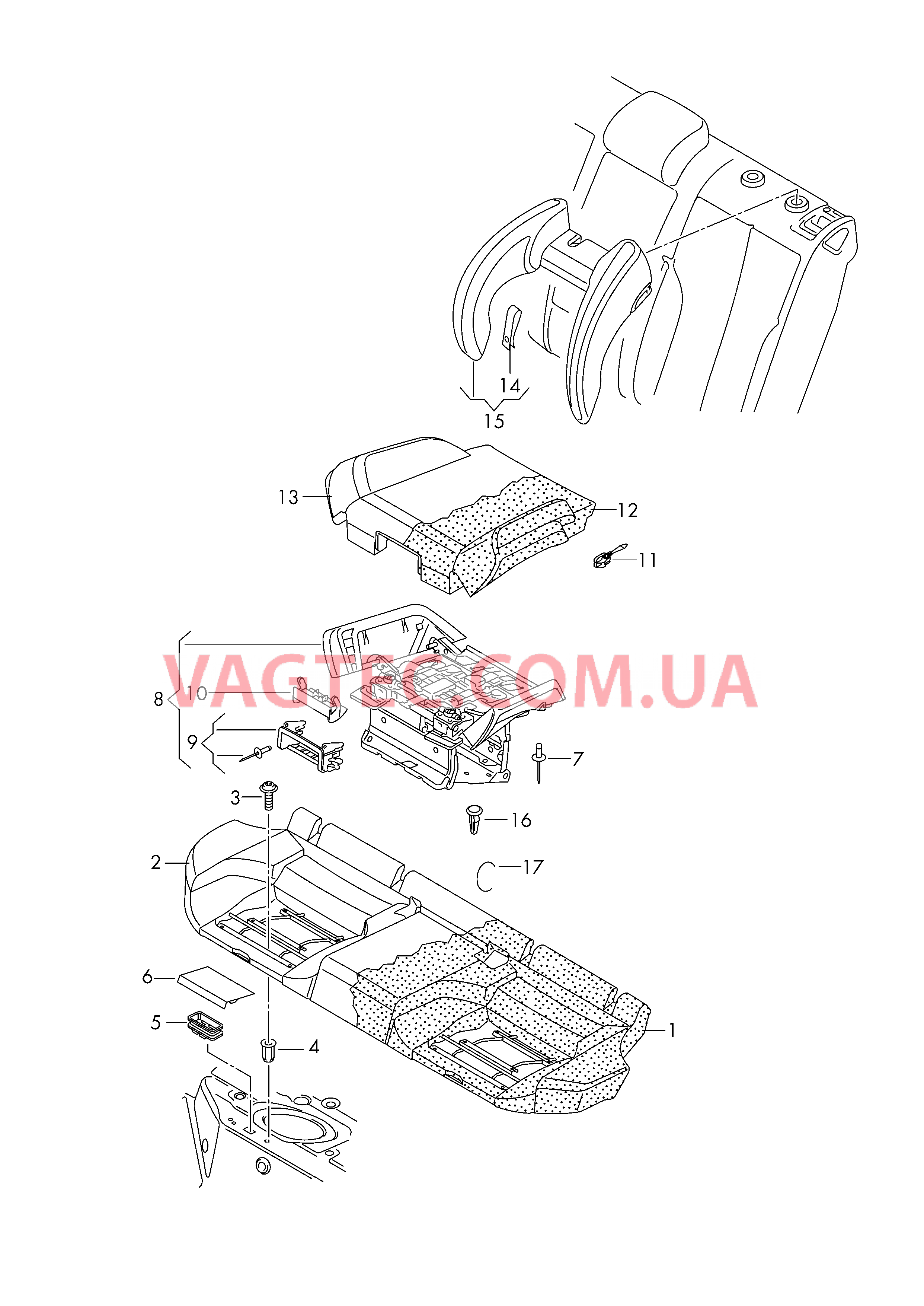 Cиденье, детское  для VOLKSWAGEN Passat 2016