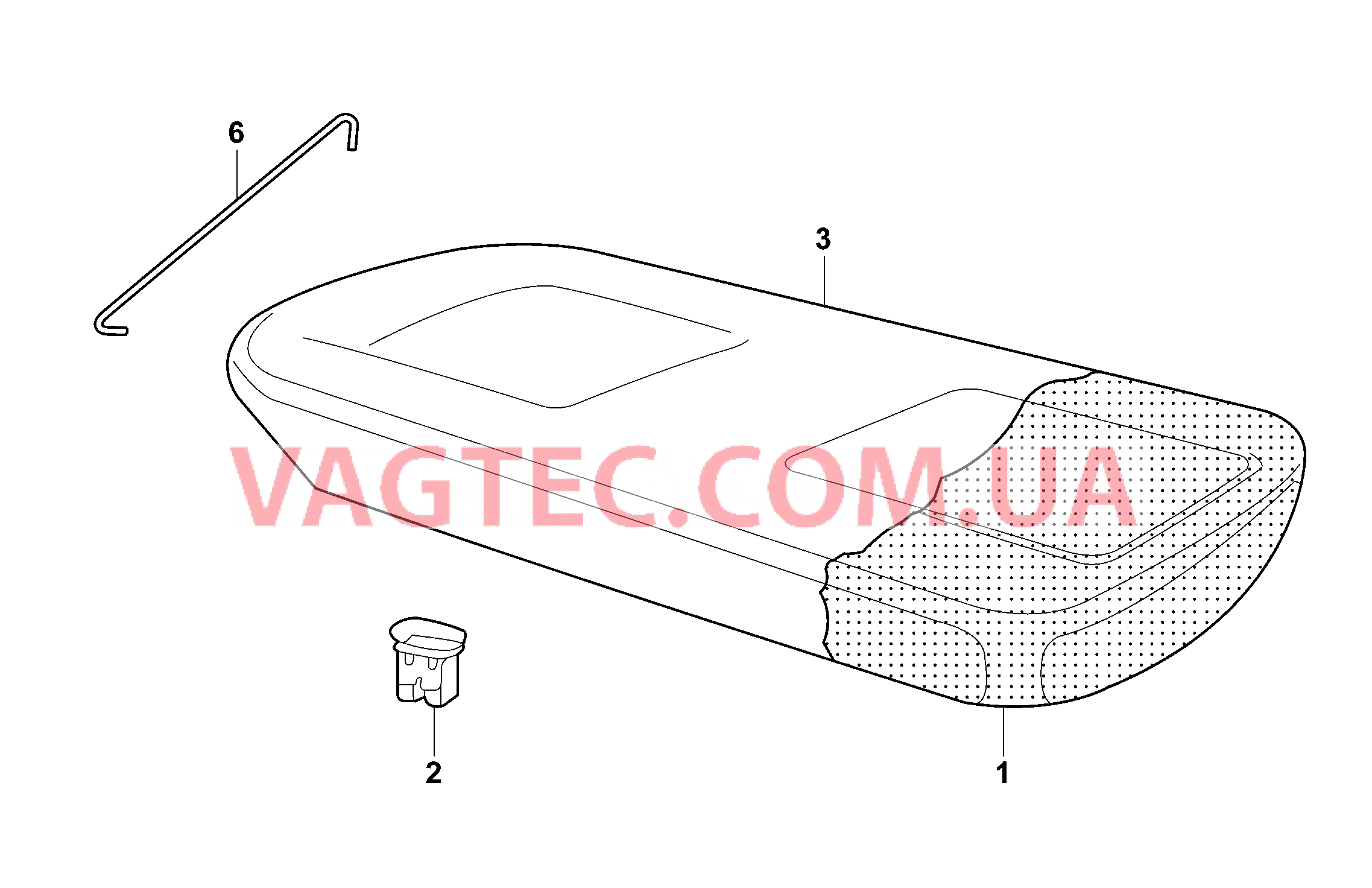 Сиденье  для VOLKSWAGEN Passat 2001