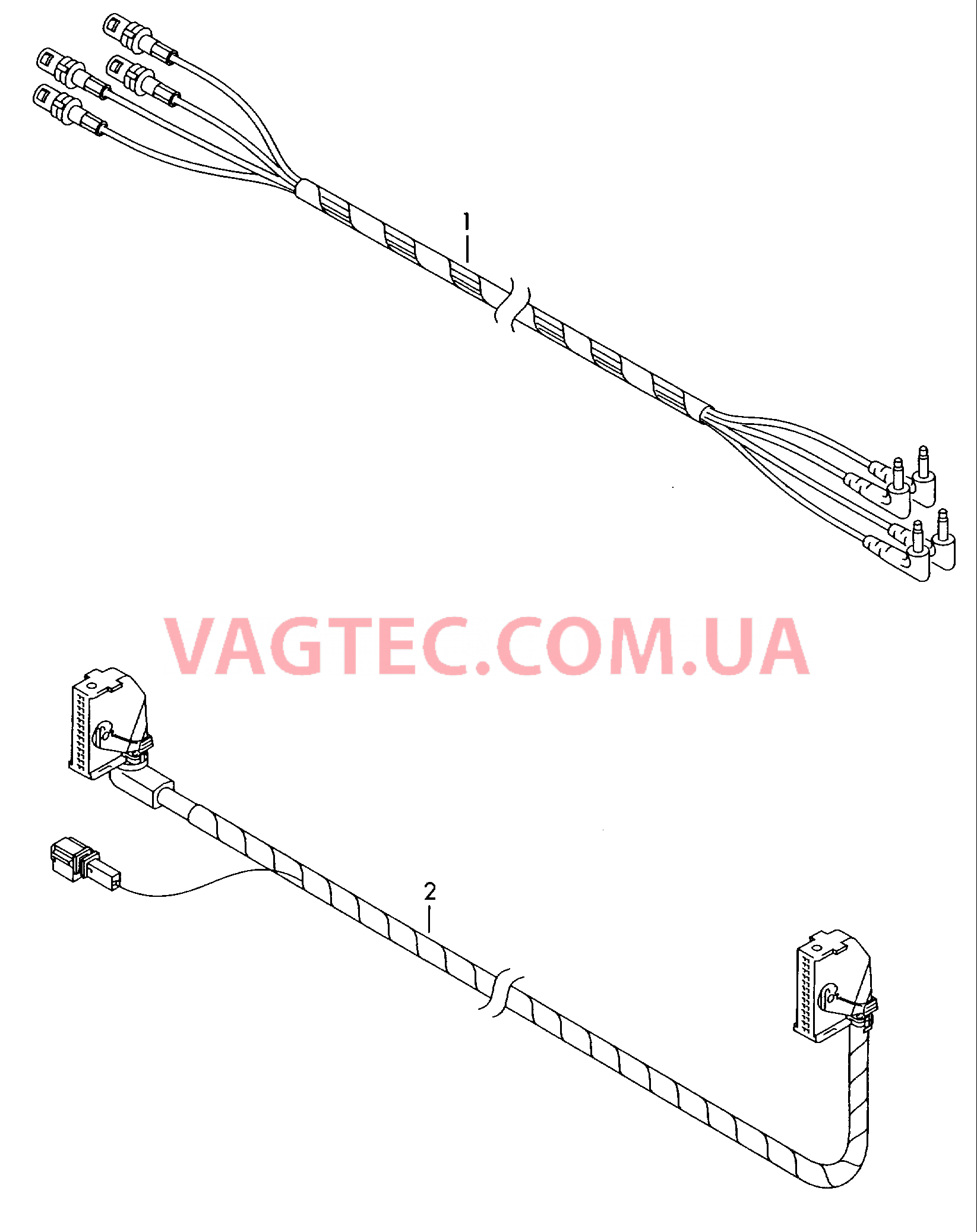 Жгут проводов системы навигации         также см. иллюстрацию:  для VOLKSWAGEN Passat 2000