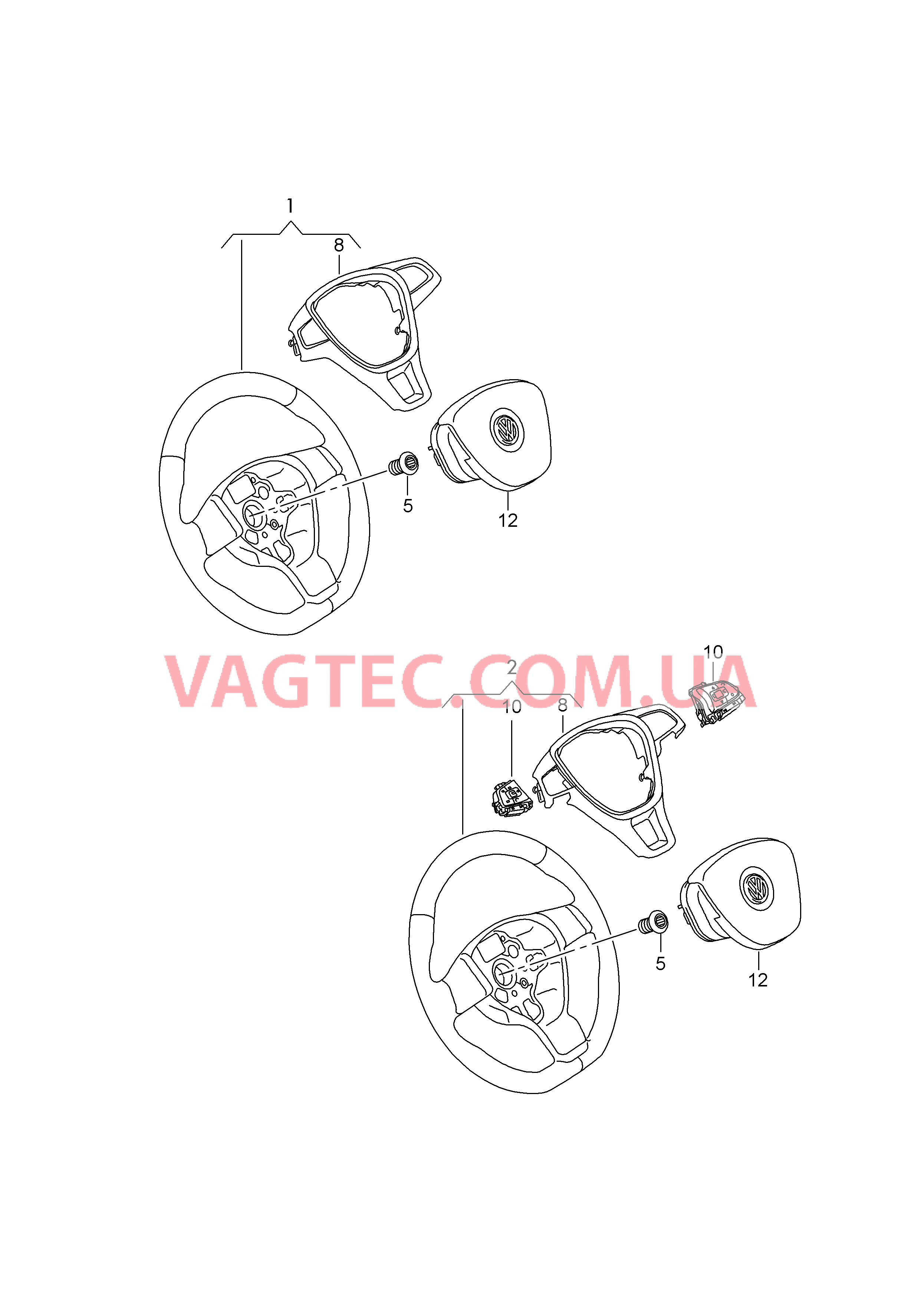 Pулевое колесо  для VOLKSWAGEN Passat 2018