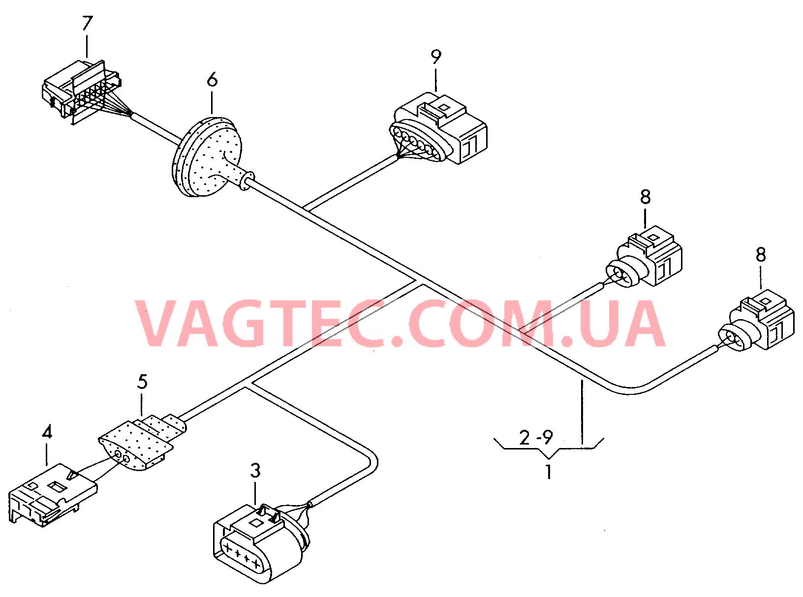 Жгут проводов для топливного насоса  для VOLKSWAGEN Passat 2005