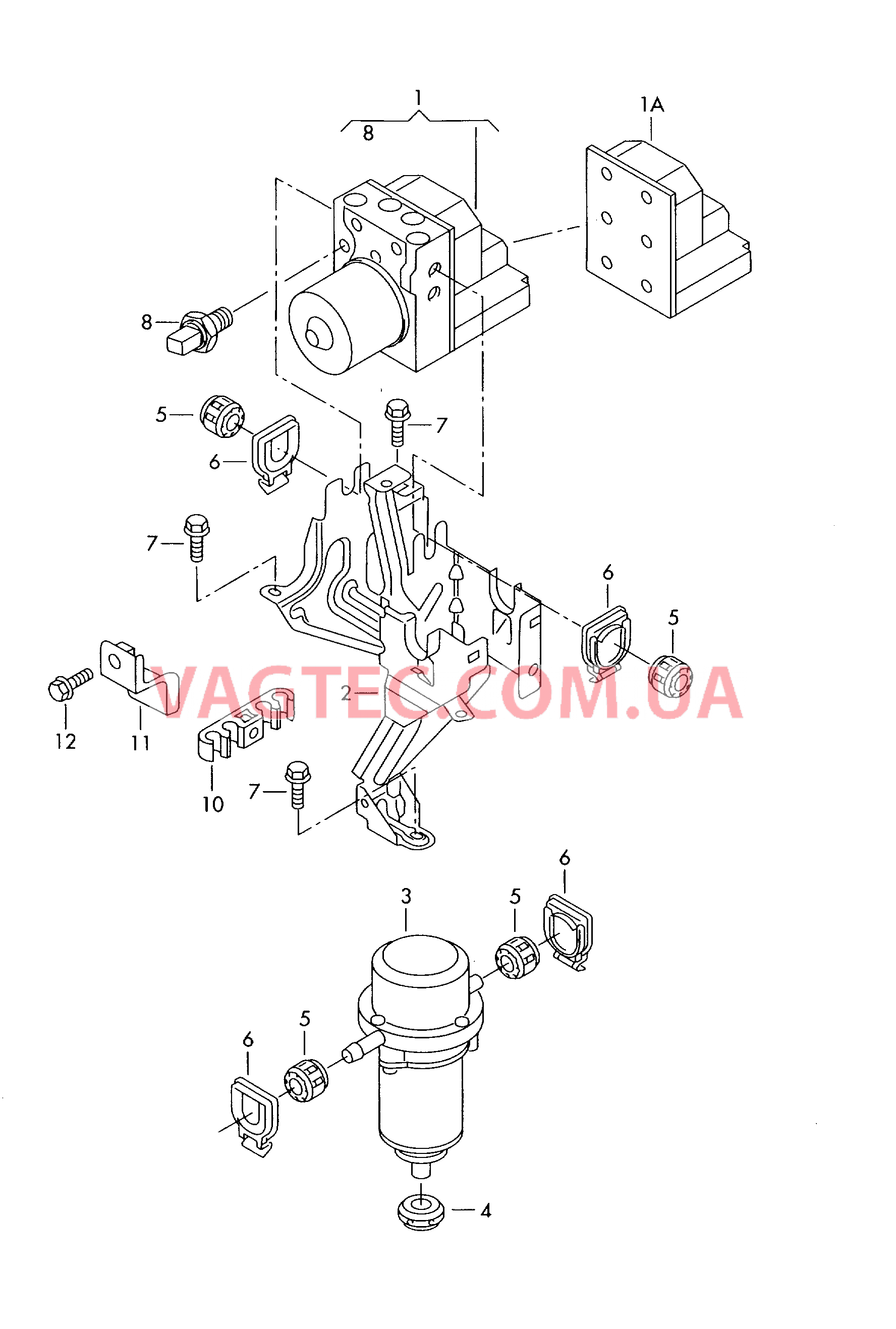 Cистема                 -ABS-  для VOLKSWAGEN Passat 2003