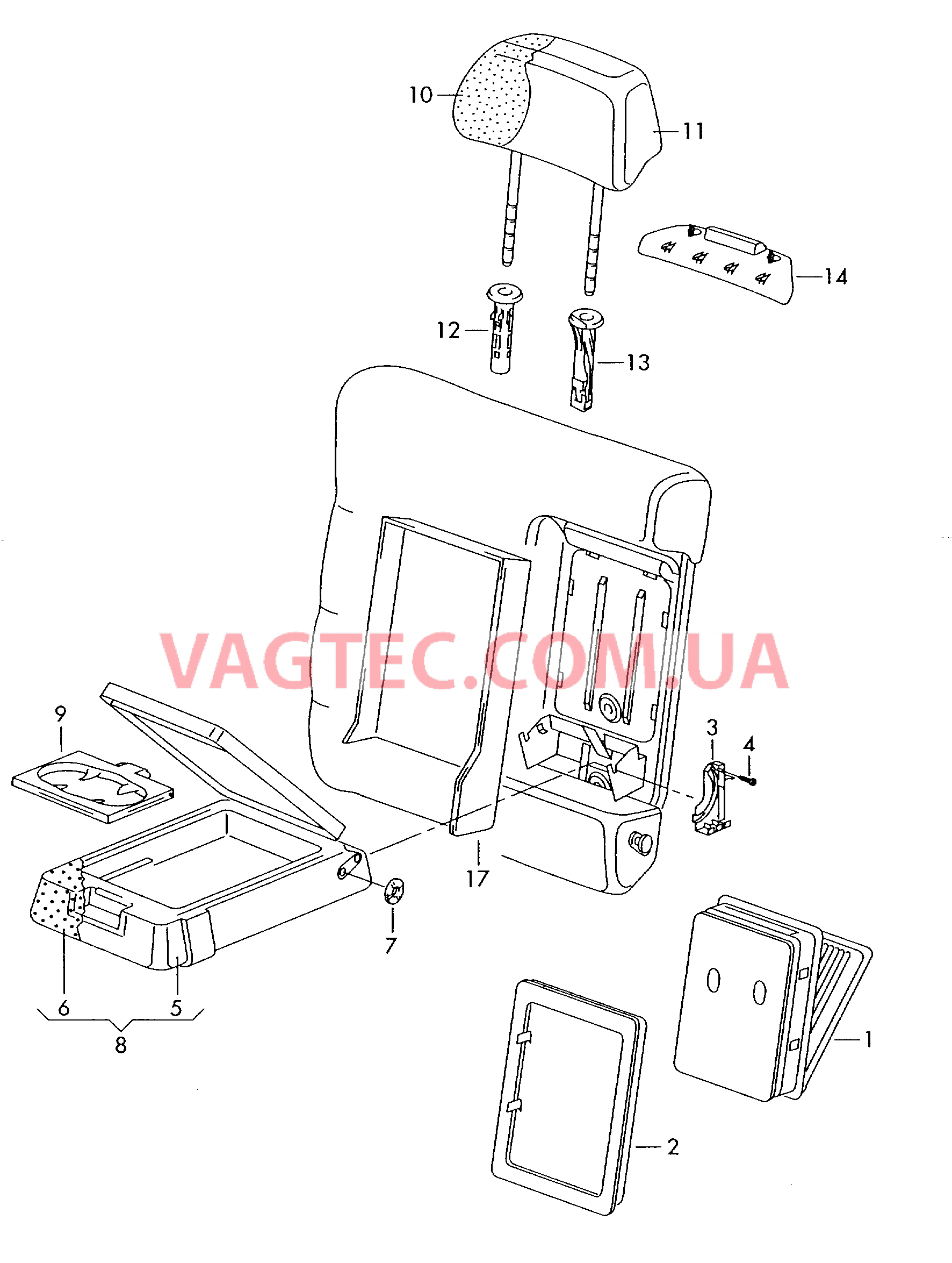 Cписок генераторов  для VOLKSWAGEN Passat 2005